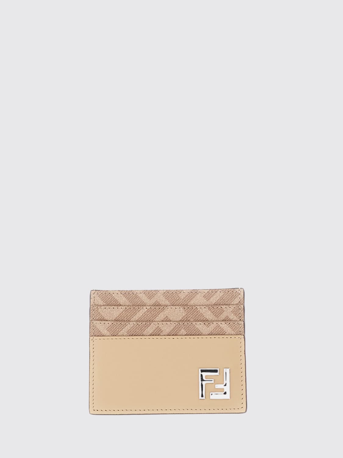 FENDI WALLET: Wallet men Fendi, Beige - Img 1