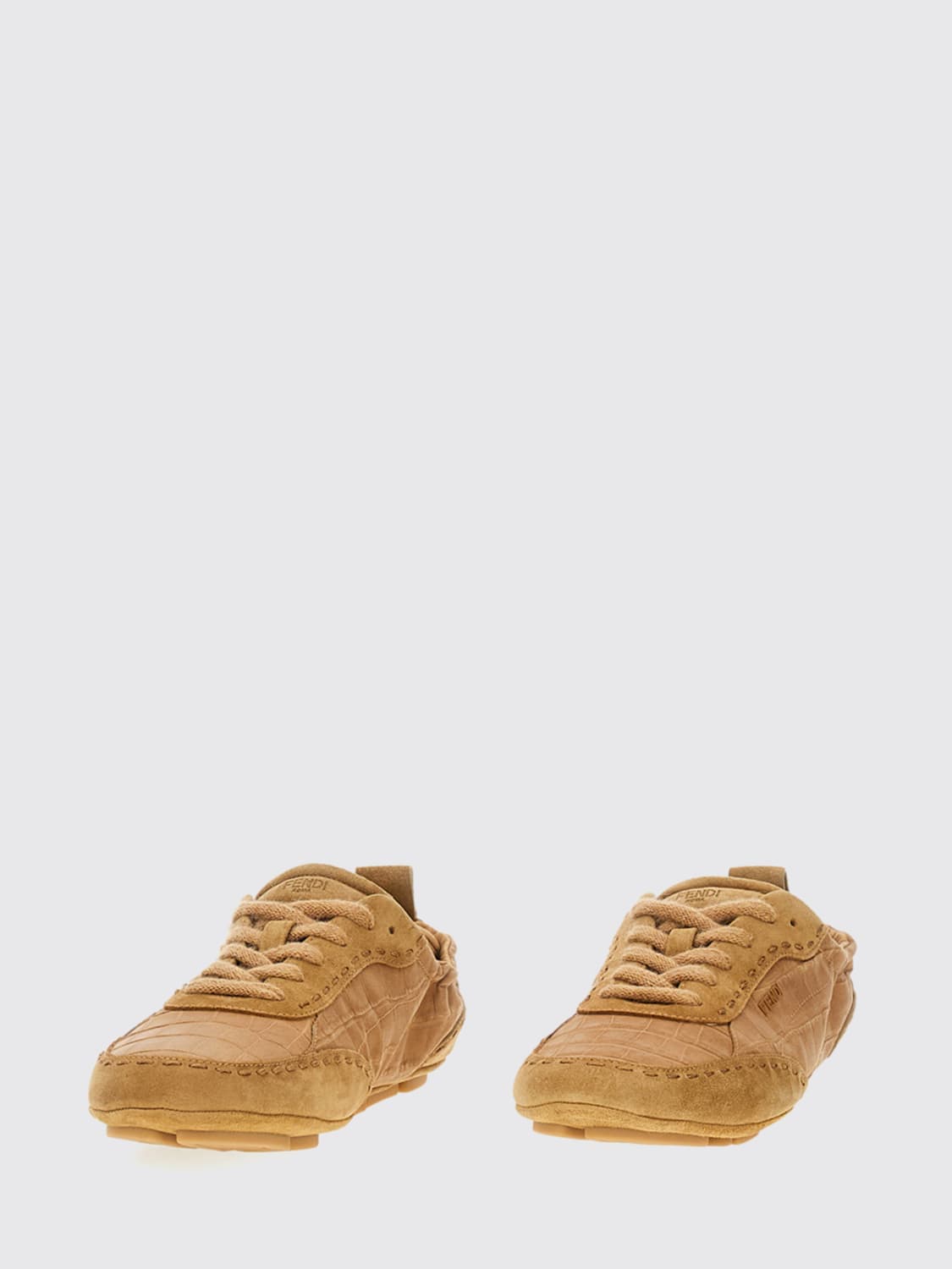 FENDI SNEAKERS: Sneakers men Fendi, Beige - Img 2