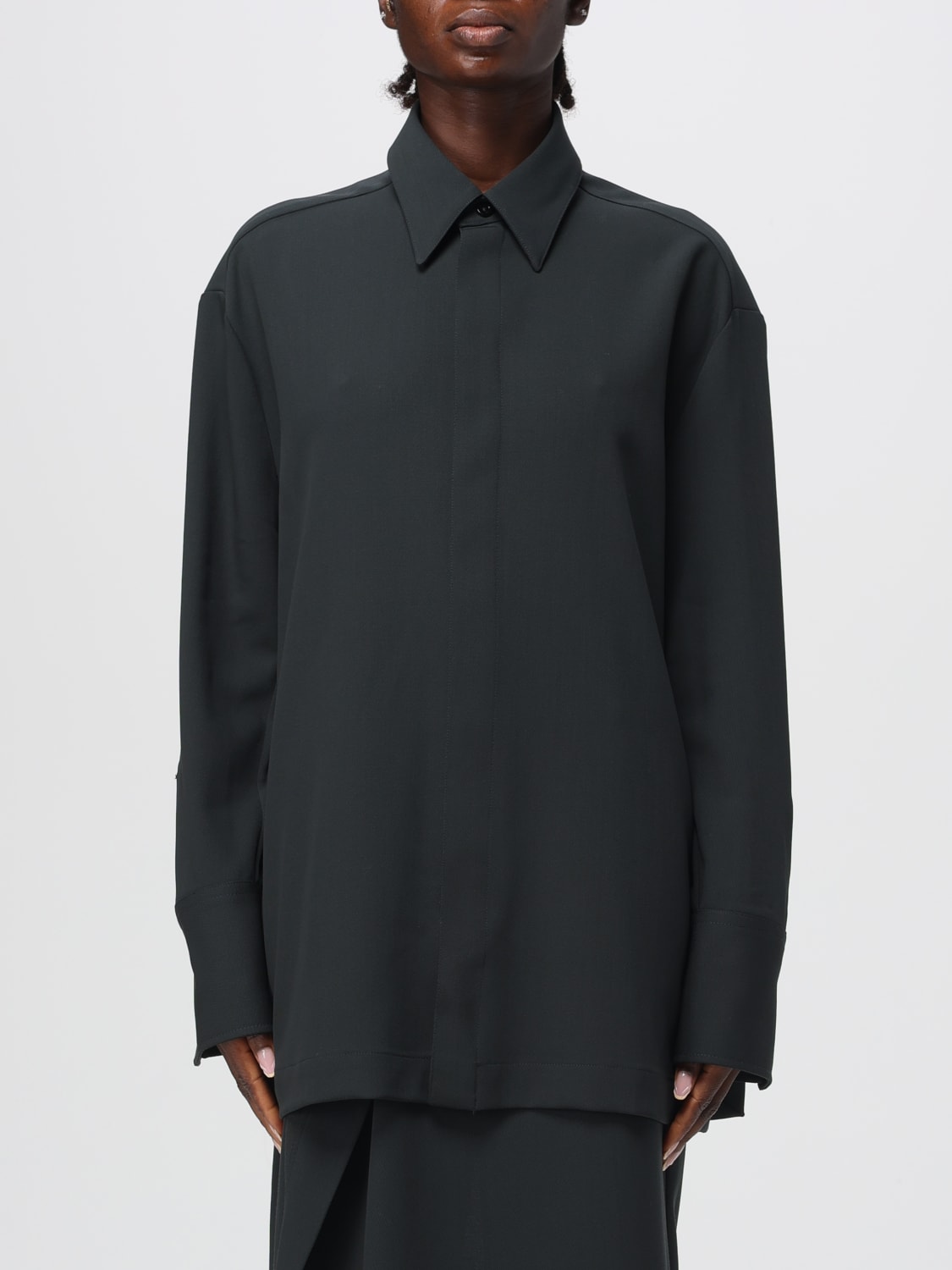 AMI PARIS CAMISA: Falda mujer Ami Paris, Gris - Img 1