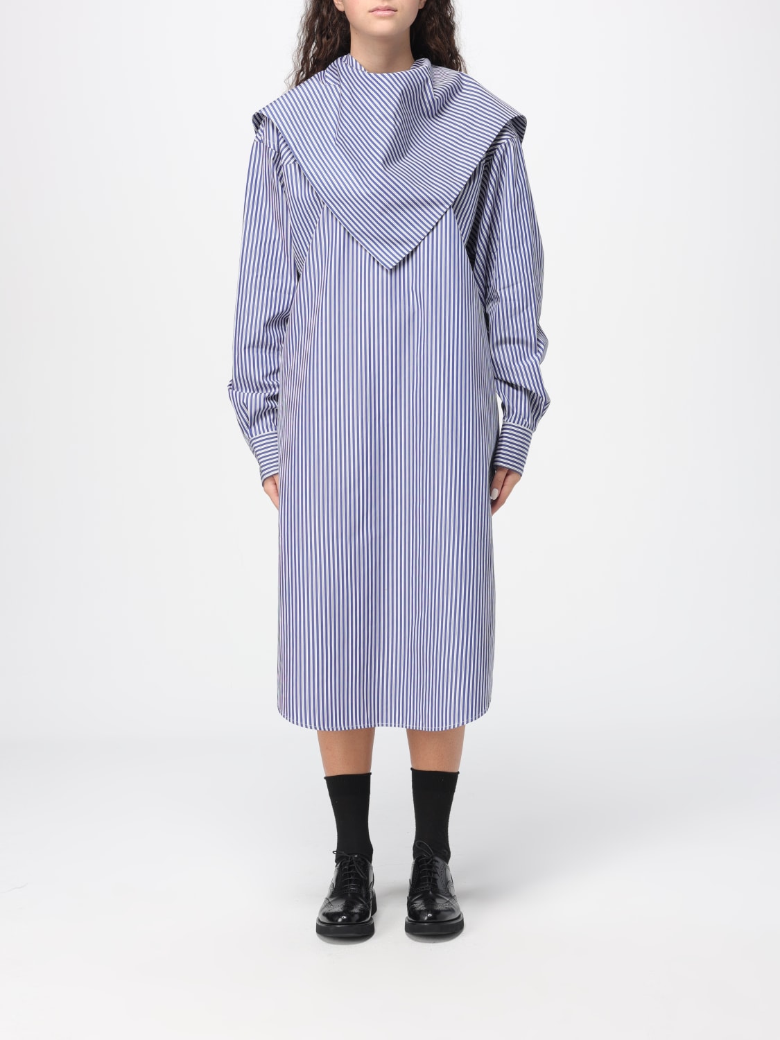 AMI PARIS ROBE: Robes femme Ami Paris, Bleu Azur - Img 1