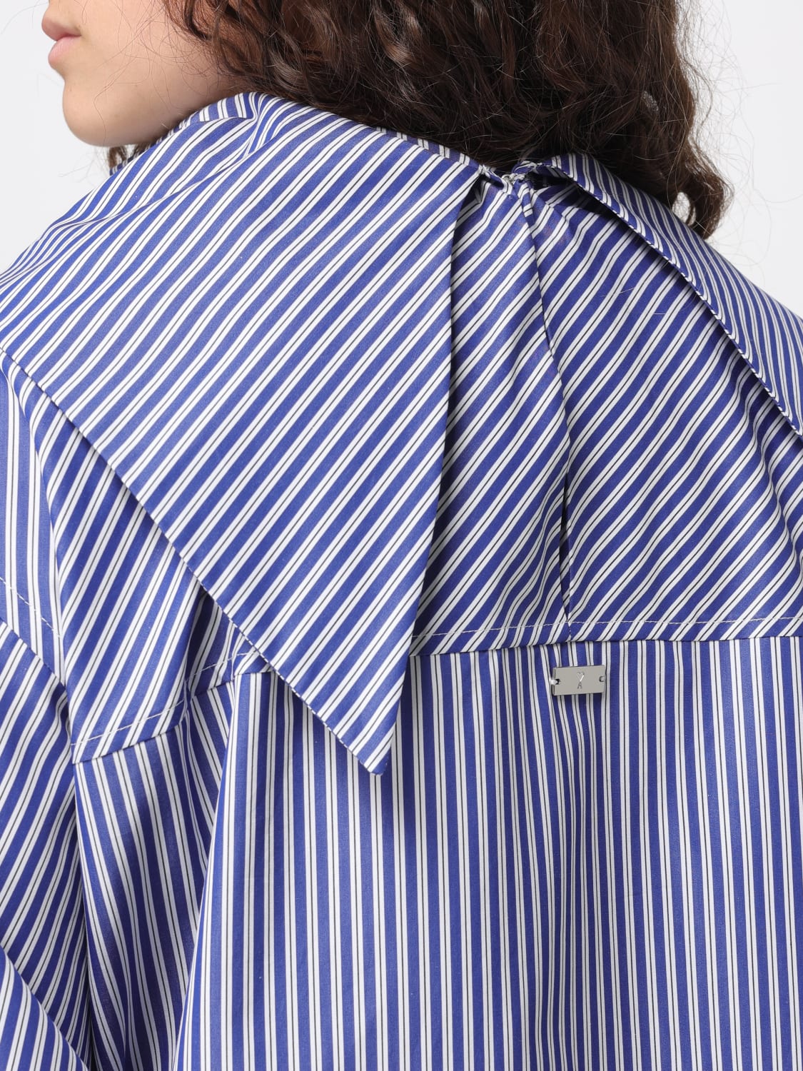 AMI PARIS ROBE: Robes femme Ami Paris, Bleu Azur - Img 3