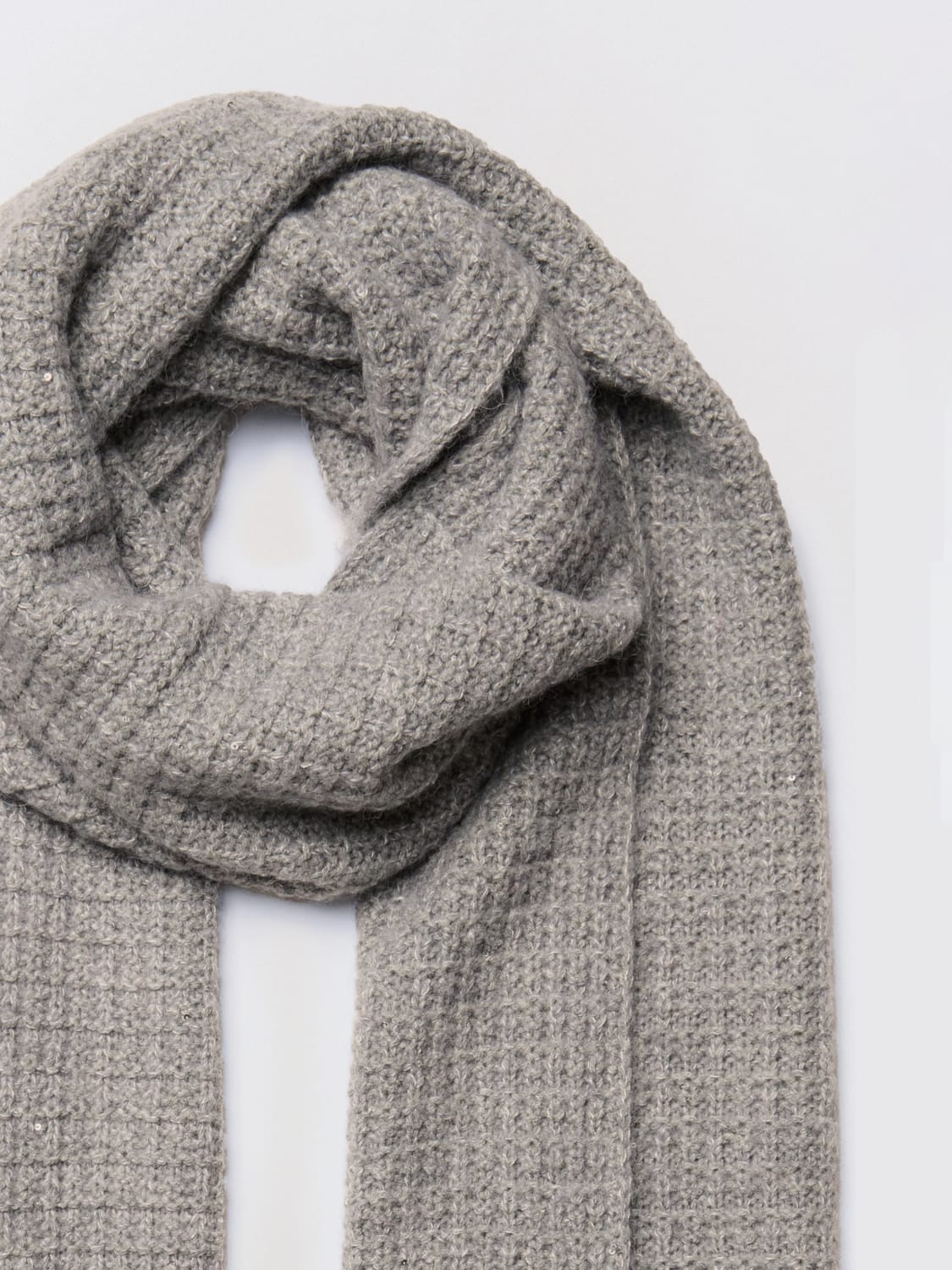FABIANA FILIPPI BUFANDA: Bufanda mujer Fabiana Filippi, Gris - Img 3