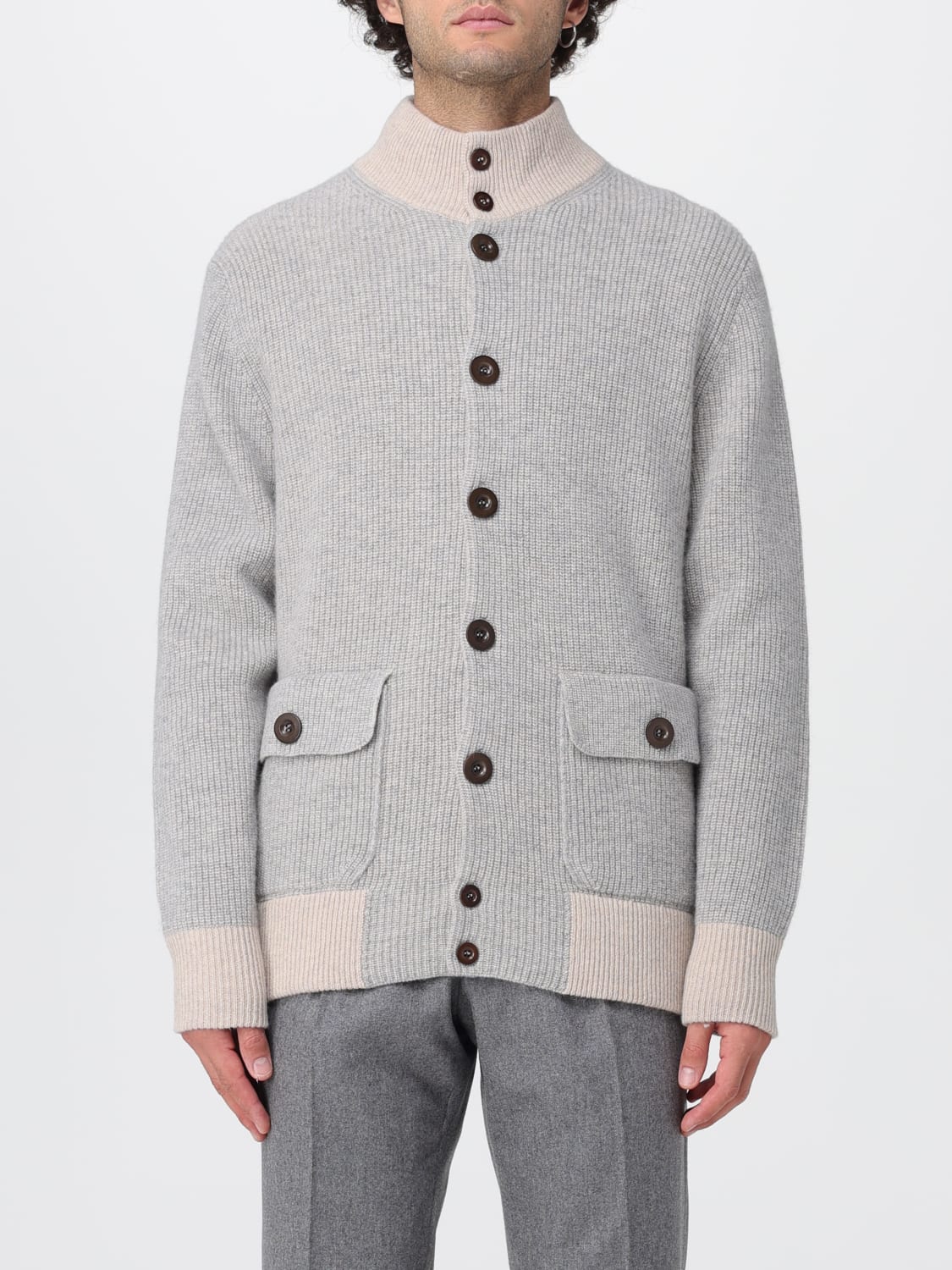 BALLANTYNE SWEATER: Jacket men Ballantyne, Beige - Img 1