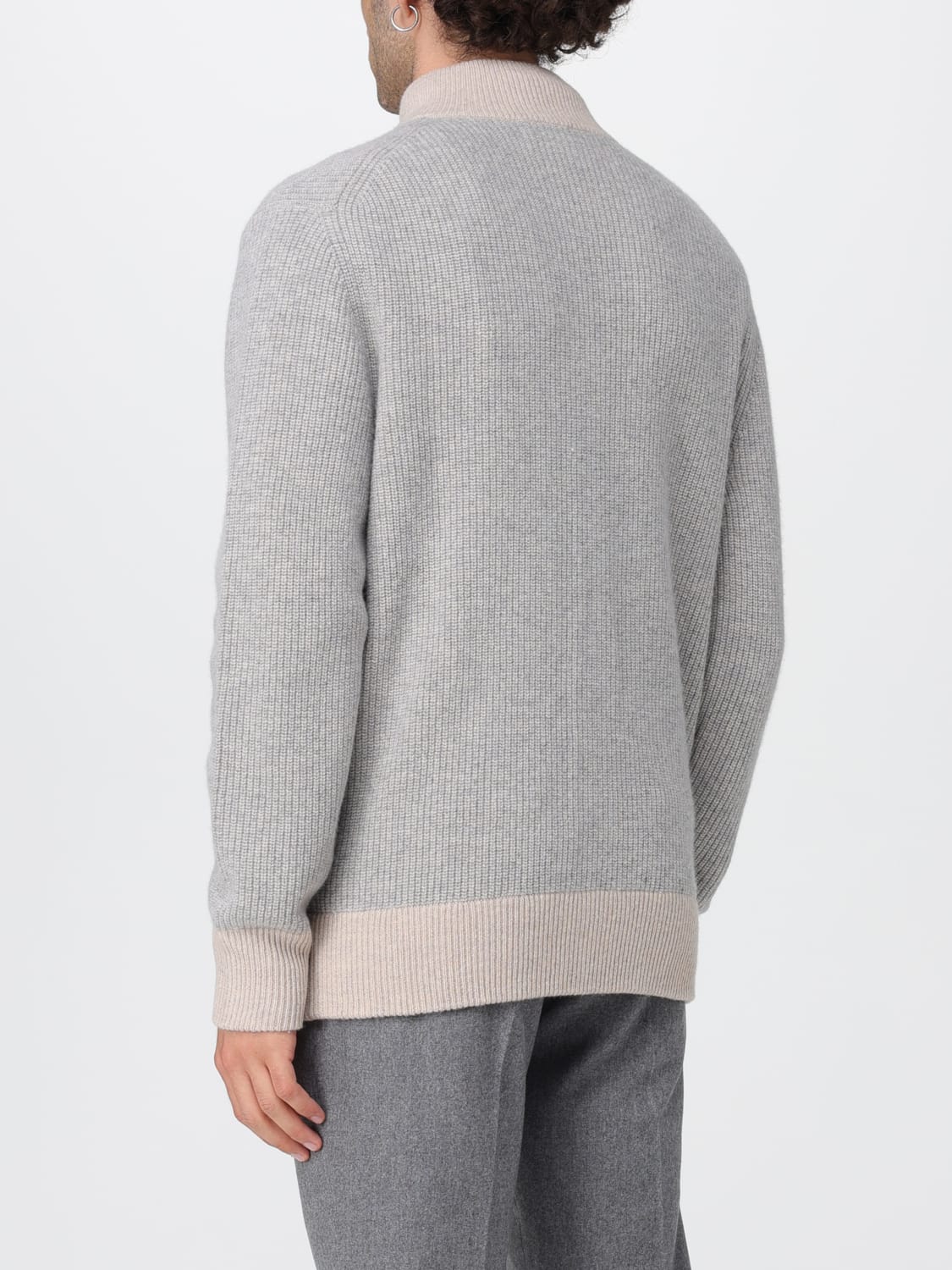 BALLANTYNE SWEATER: Jacket men Ballantyne, Beige - Img 2