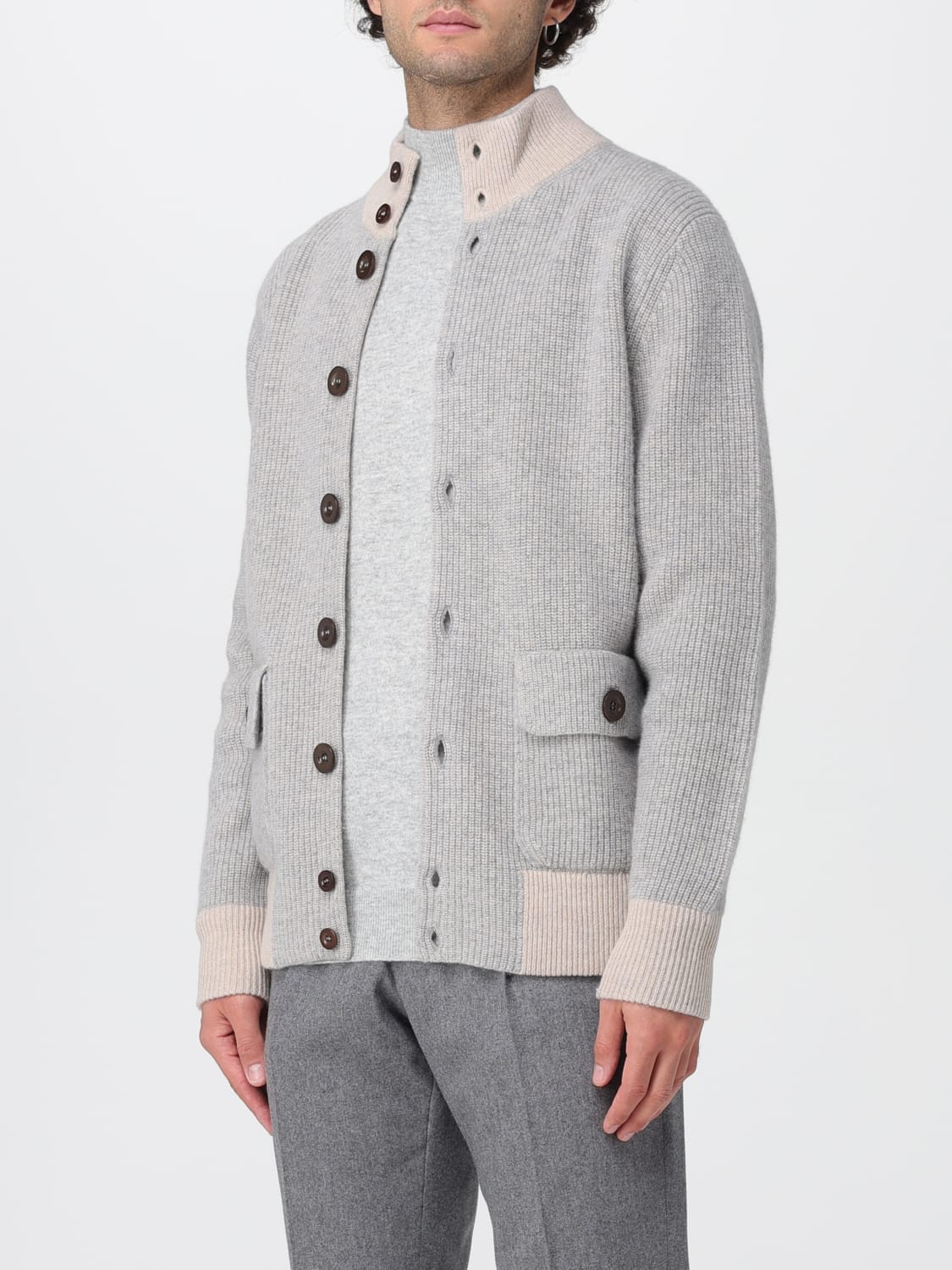 BALLANTYNE SWEATER: Jacket men Ballantyne, Beige - Img 3