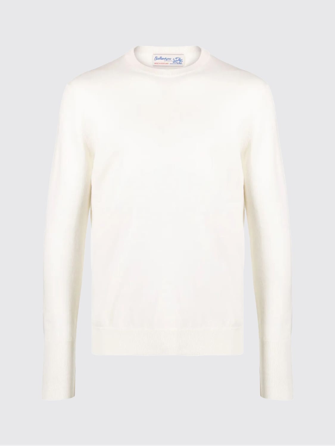 BALLANTYNE SWEATER: Sweater men Ballantyne, White - Img 1