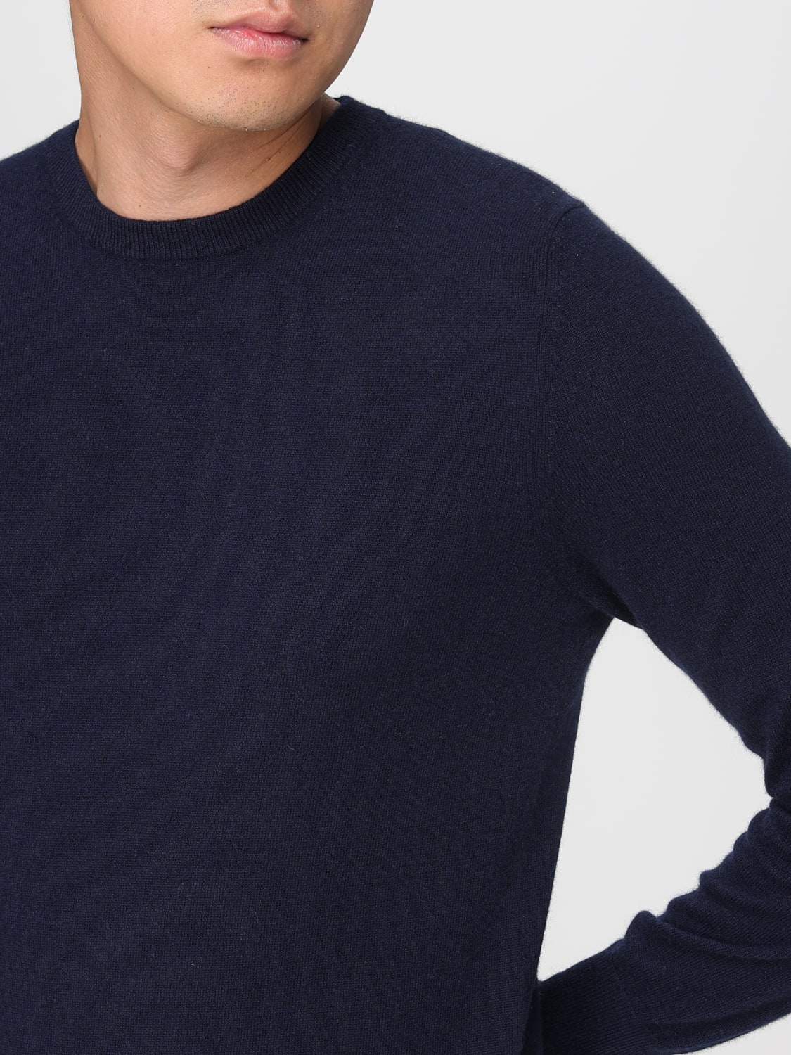 BALLANTYNE SWEATER: Sweater men Ballantyne, Blue - Img 3