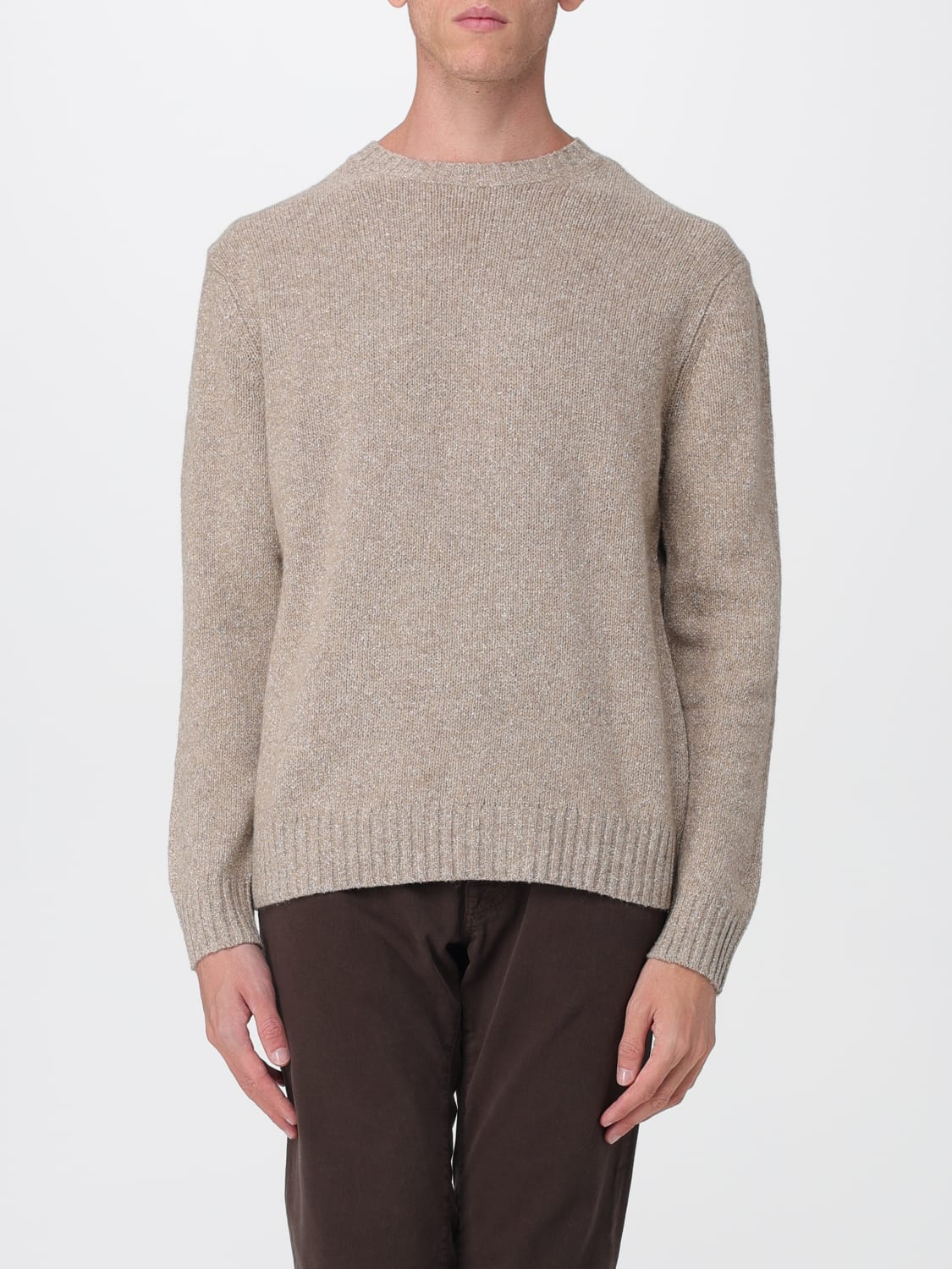 BALLANTYNE SWEATER: Sweater men Ballantyne, Beige - Img 1