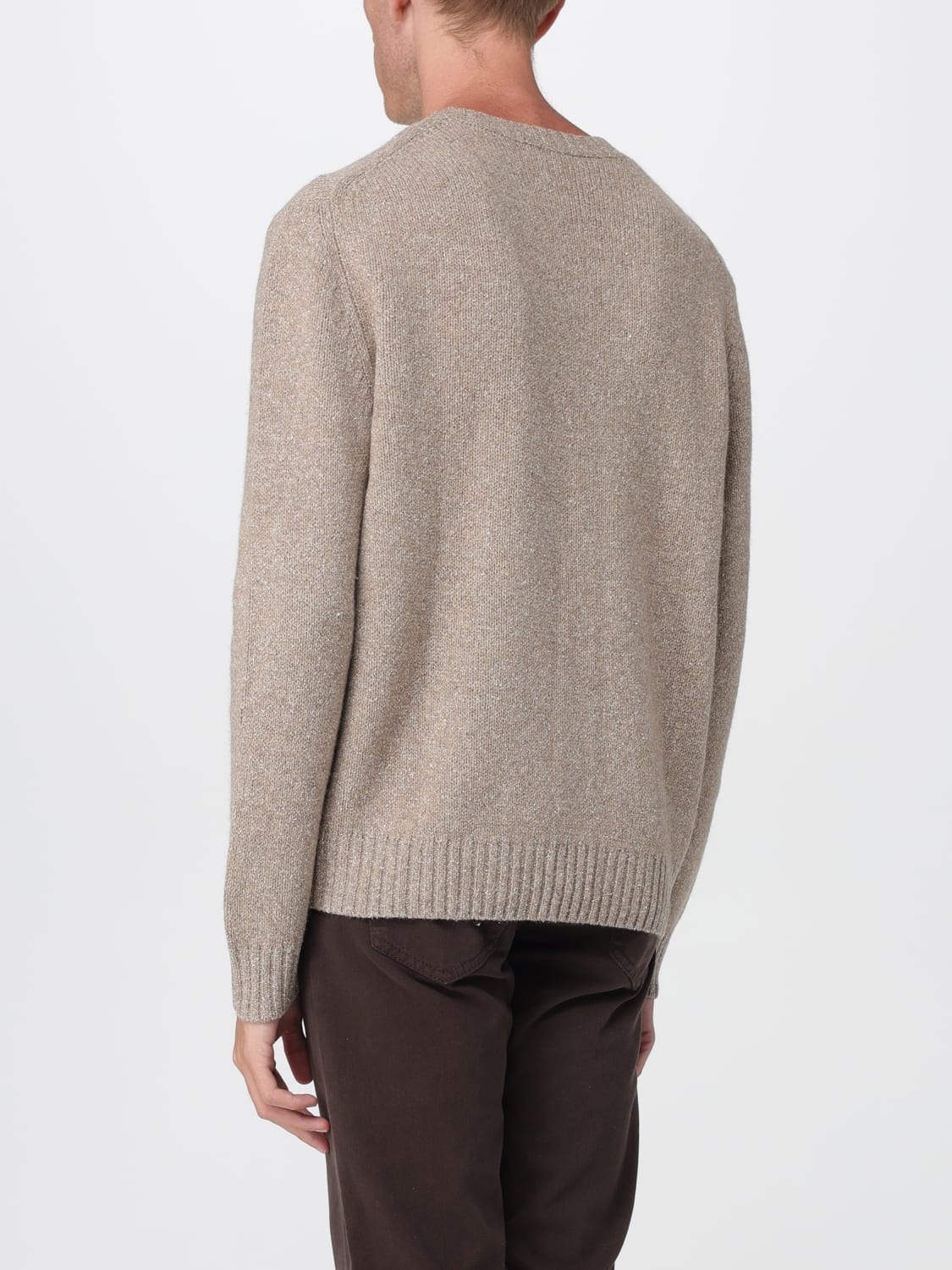 BALLANTYNE SWEATER: Sweater men Ballantyne, Beige - Img 2