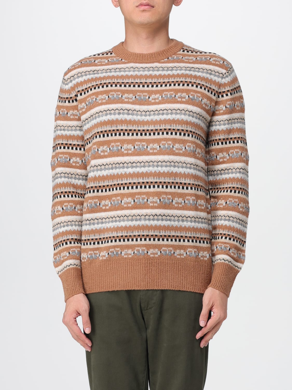 BALLANTYNE PULLOVER: Pullover herren Ballantyne, Camel - Img 1