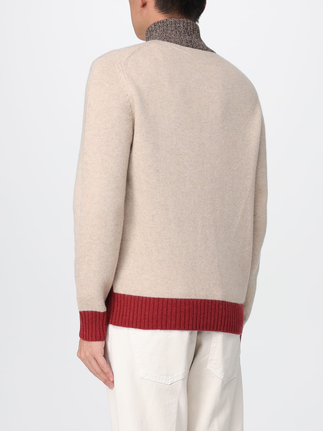 BALLANTYNE SWEATER: Sweater men Ballantyne, Camel - Img 2