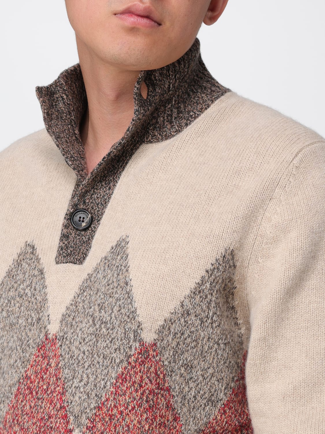 BALLANTYNE SWEATER: Sweater men Ballantyne, Camel - Img 3