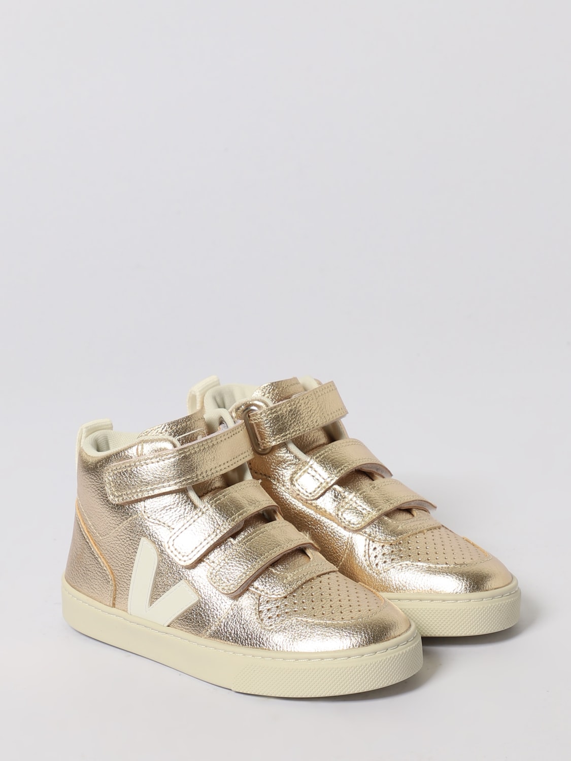 VEJA SNEAKERS: Sneakers kids Veja, Platinum - Img 2