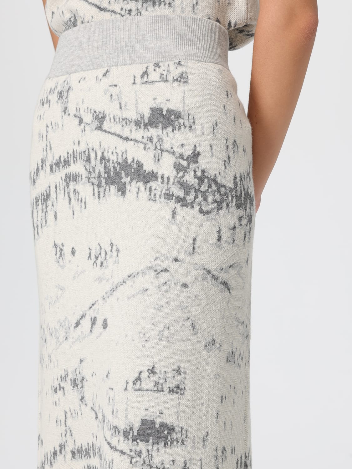 BALLANTYNE FALDA: Falda mujer Ballantyne, Blanco - Img 4