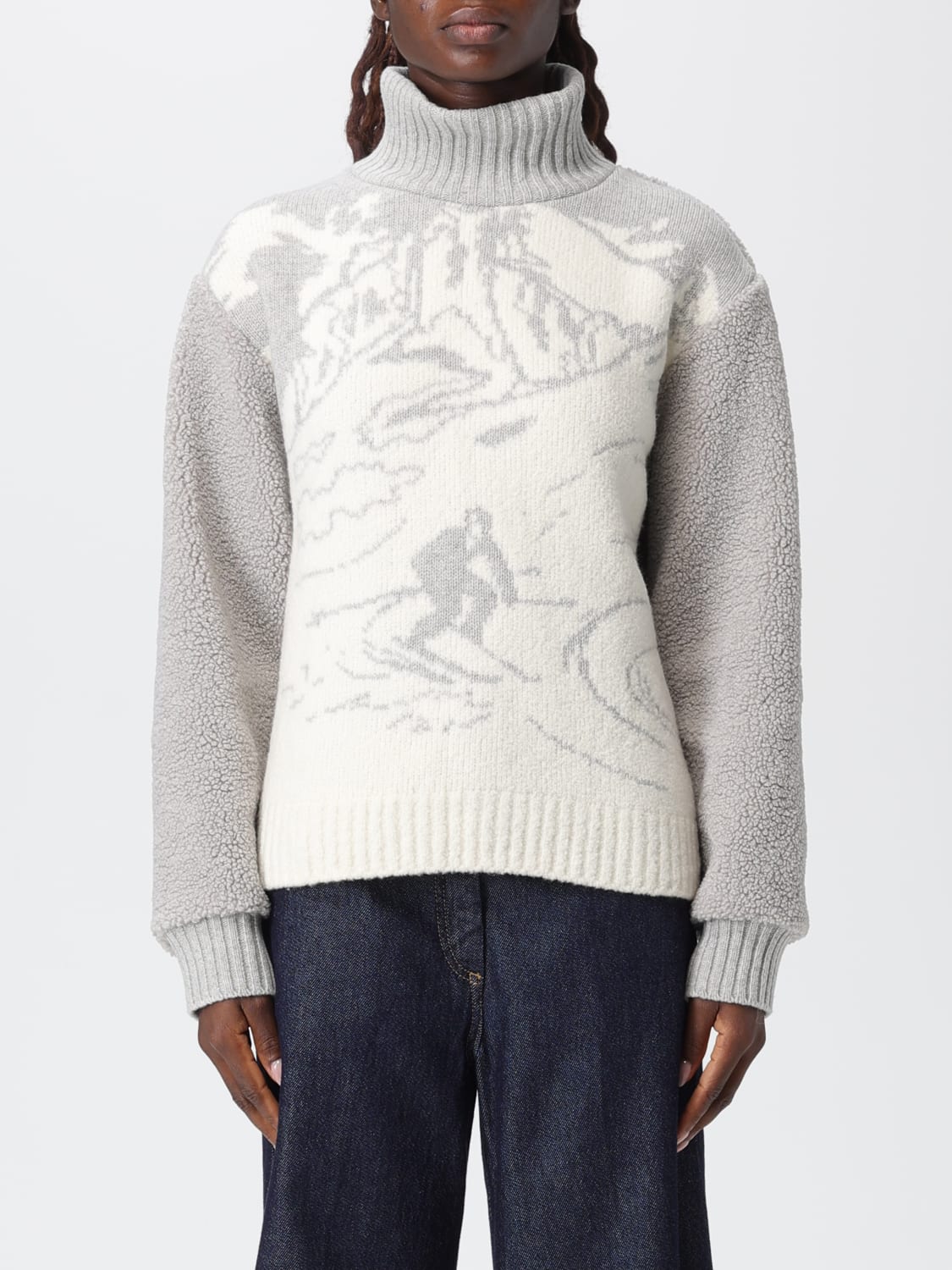 BALLANTYNE SWEATER: Sweater woman Ballantyne, White - Img 1