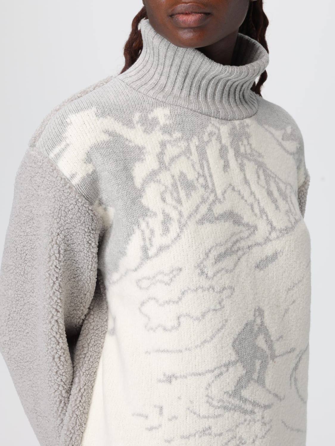 BALLANTYNE SWEATER: Sweater woman Ballantyne, White - Img 3