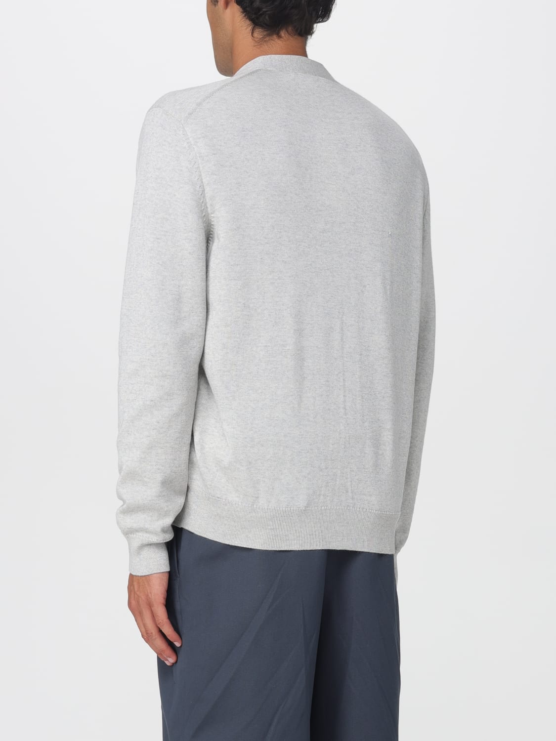 MAISON KITSUNÉ PULLOVER: Strickjacke herren Maison KitsunÉ, Grau - Img 2
