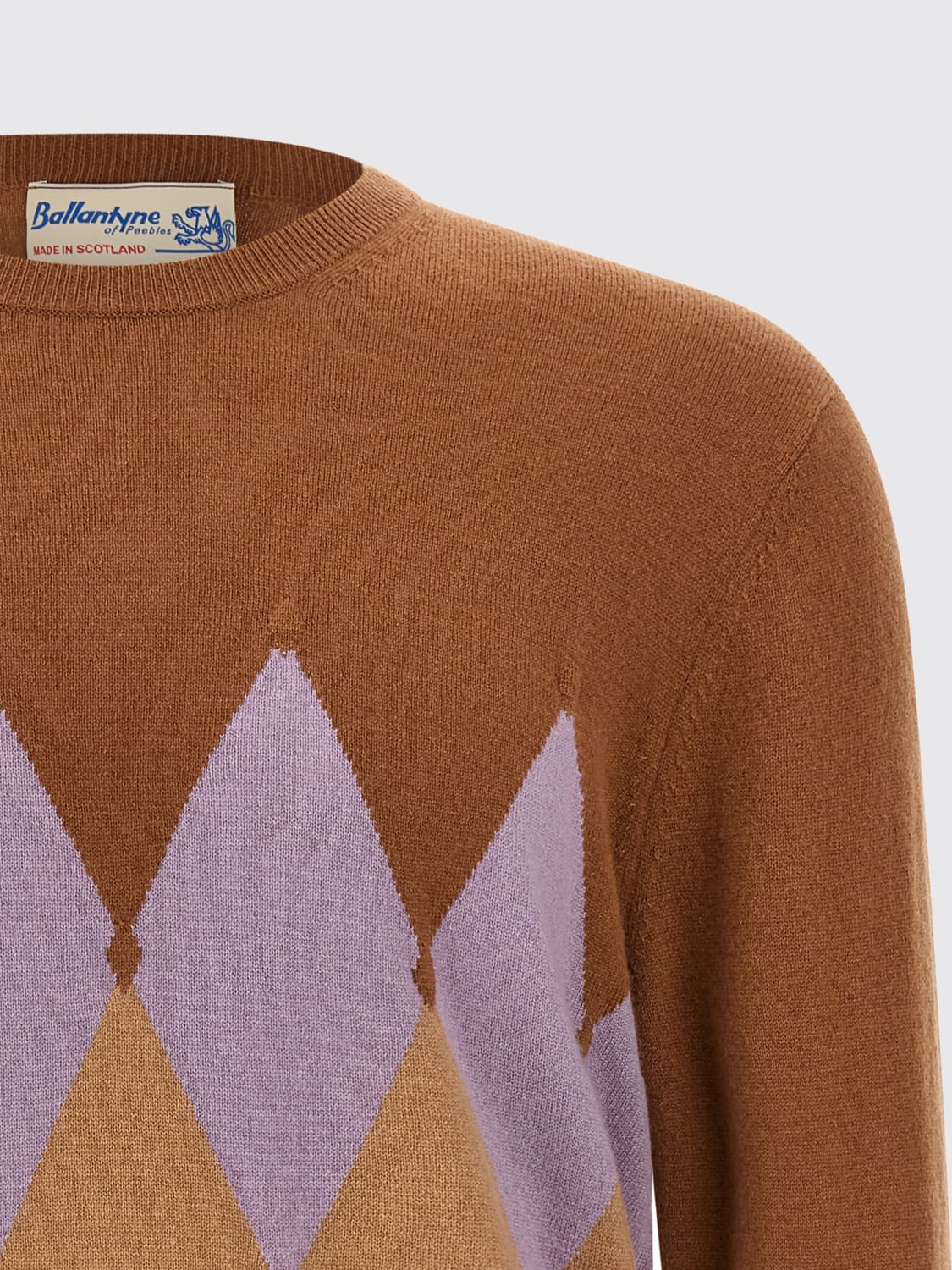 BALLANTYNE SWEATER: Sweater men Ballantyne, Cocoa - Img 3