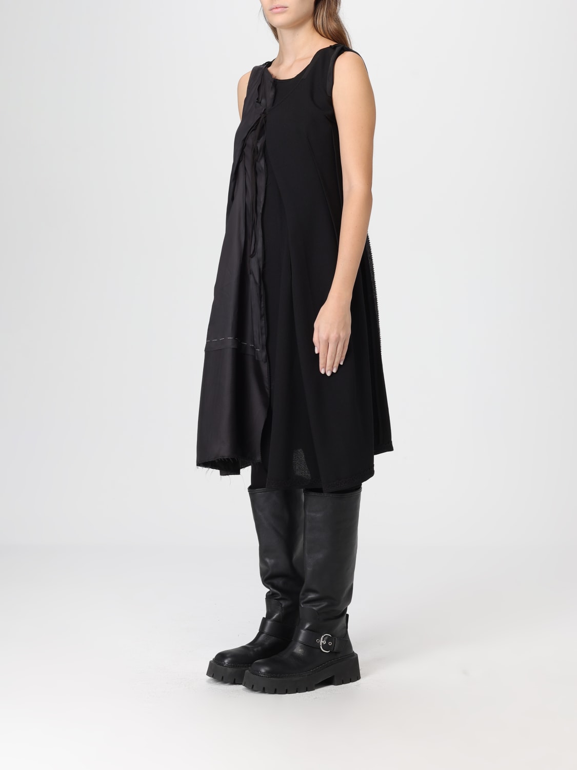 MAISON MARGIELA ABITO: Abito di lana vergine Maison Margiela, Nero - Img 4