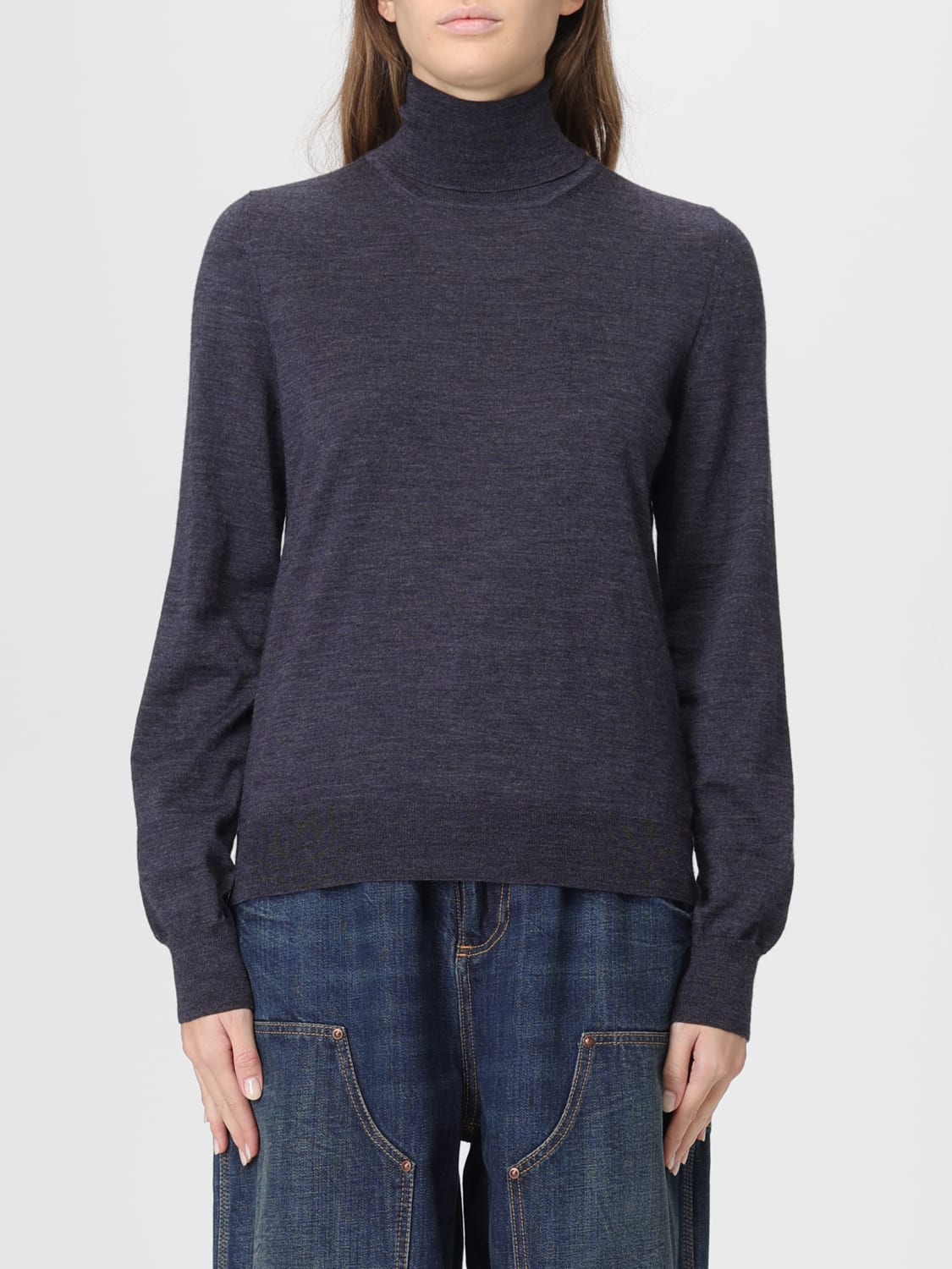 MAISON MARGIELA JERSEY: Cárdigan mujer Maison Margiela, Azul Oscuro - Img 1