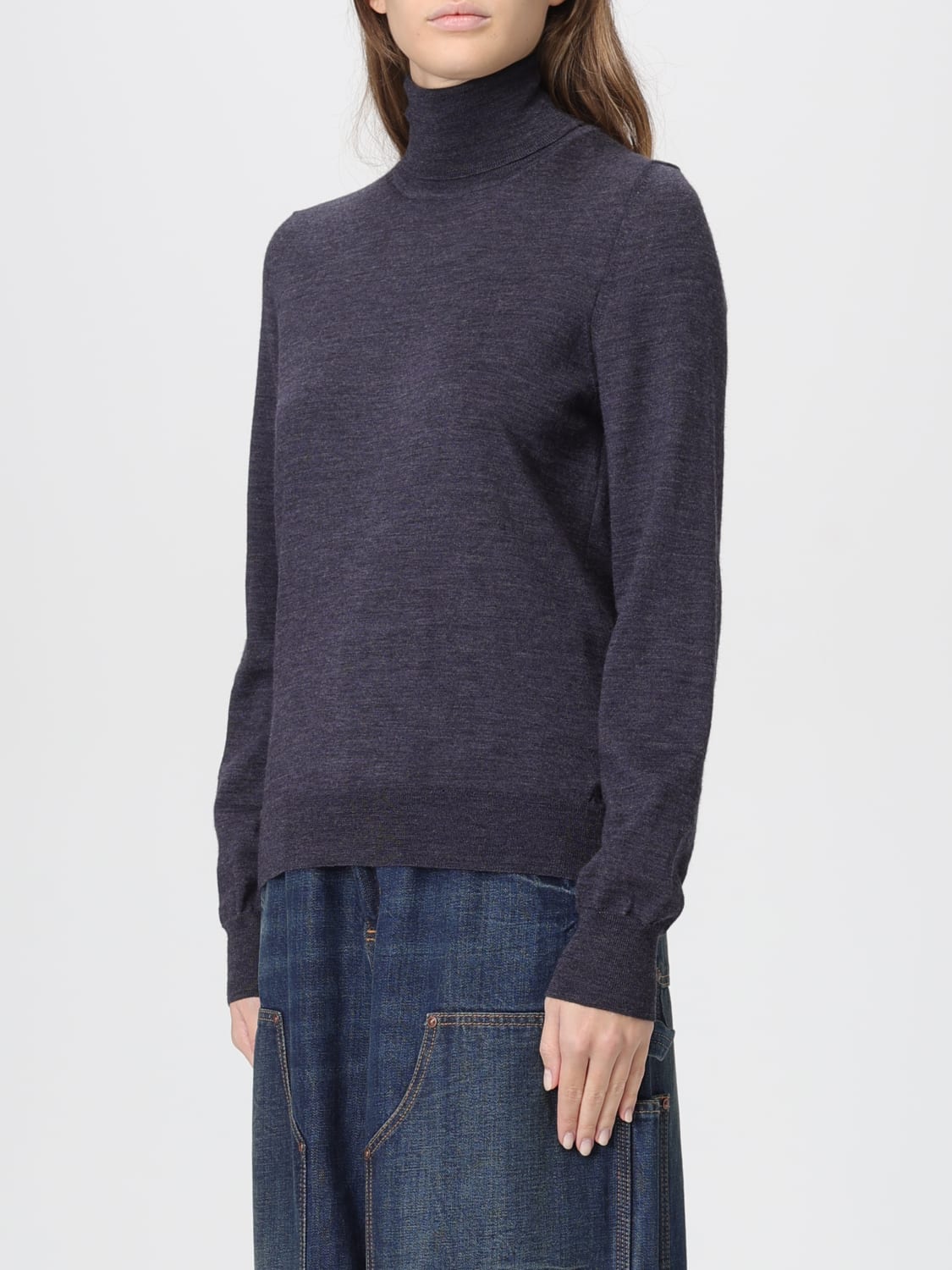 MAISON MARGIELA JERSEY: Cárdigan mujer Maison Margiela, Azul Oscuro - Img 4