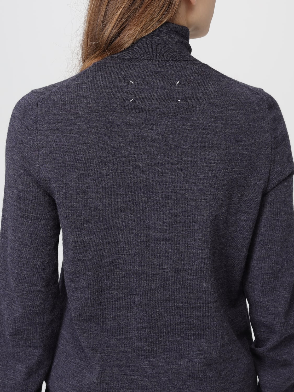 MAISON MARGIELA JERSEY: Cárdigan mujer Maison Margiela, Azul Oscuro - Img 5