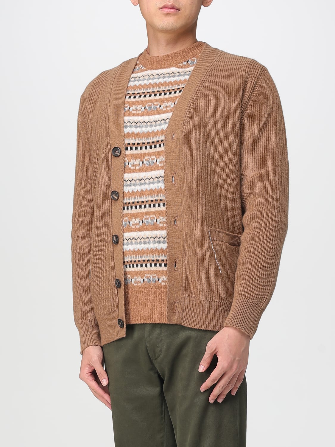 BALLANTYNE SWEATER: Sweater men Ballantyne, Brown - Img 3