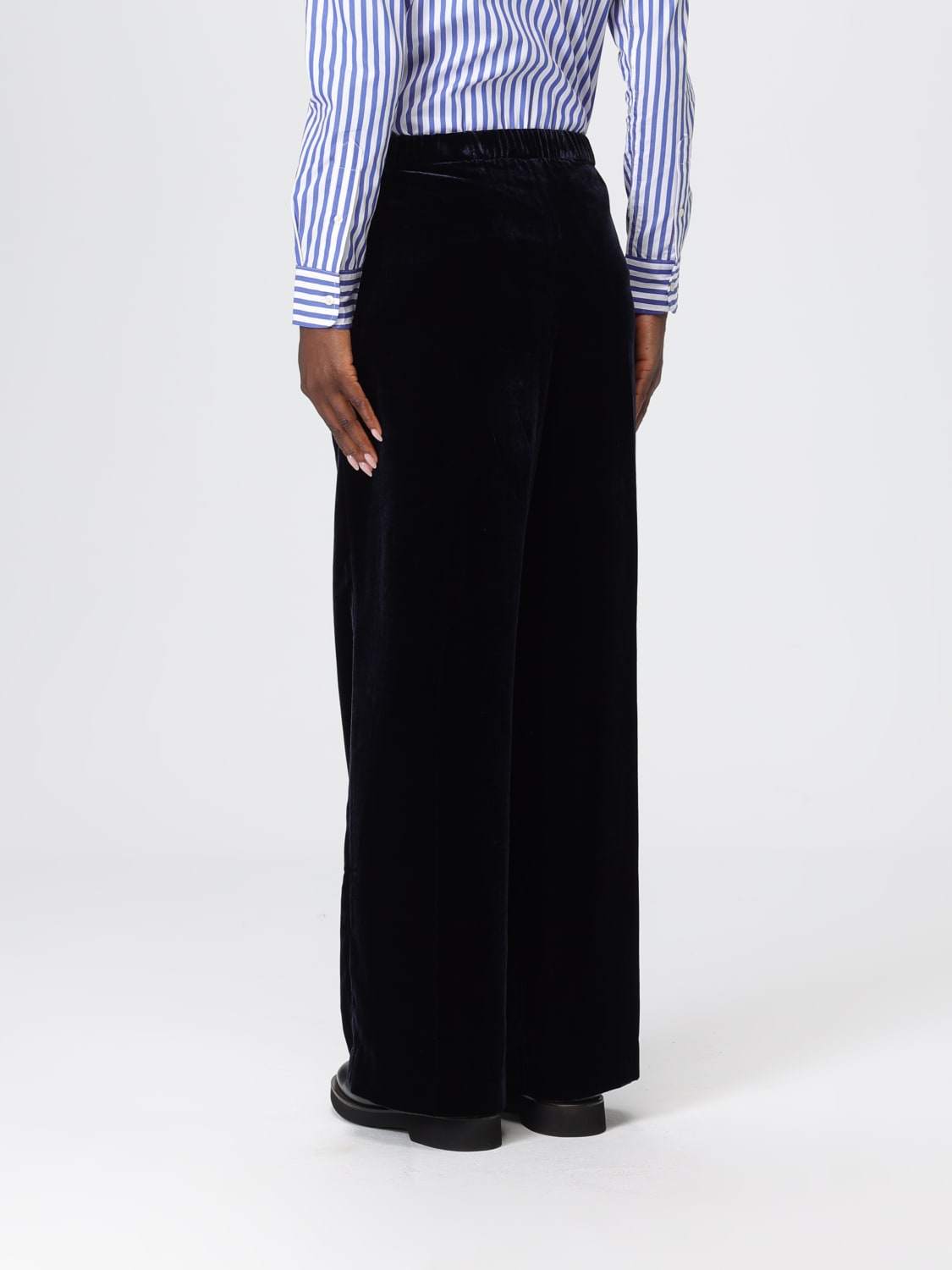 ASPESI PANTALONI: Pantalone Aspesi in velluto , Blue - Img 3