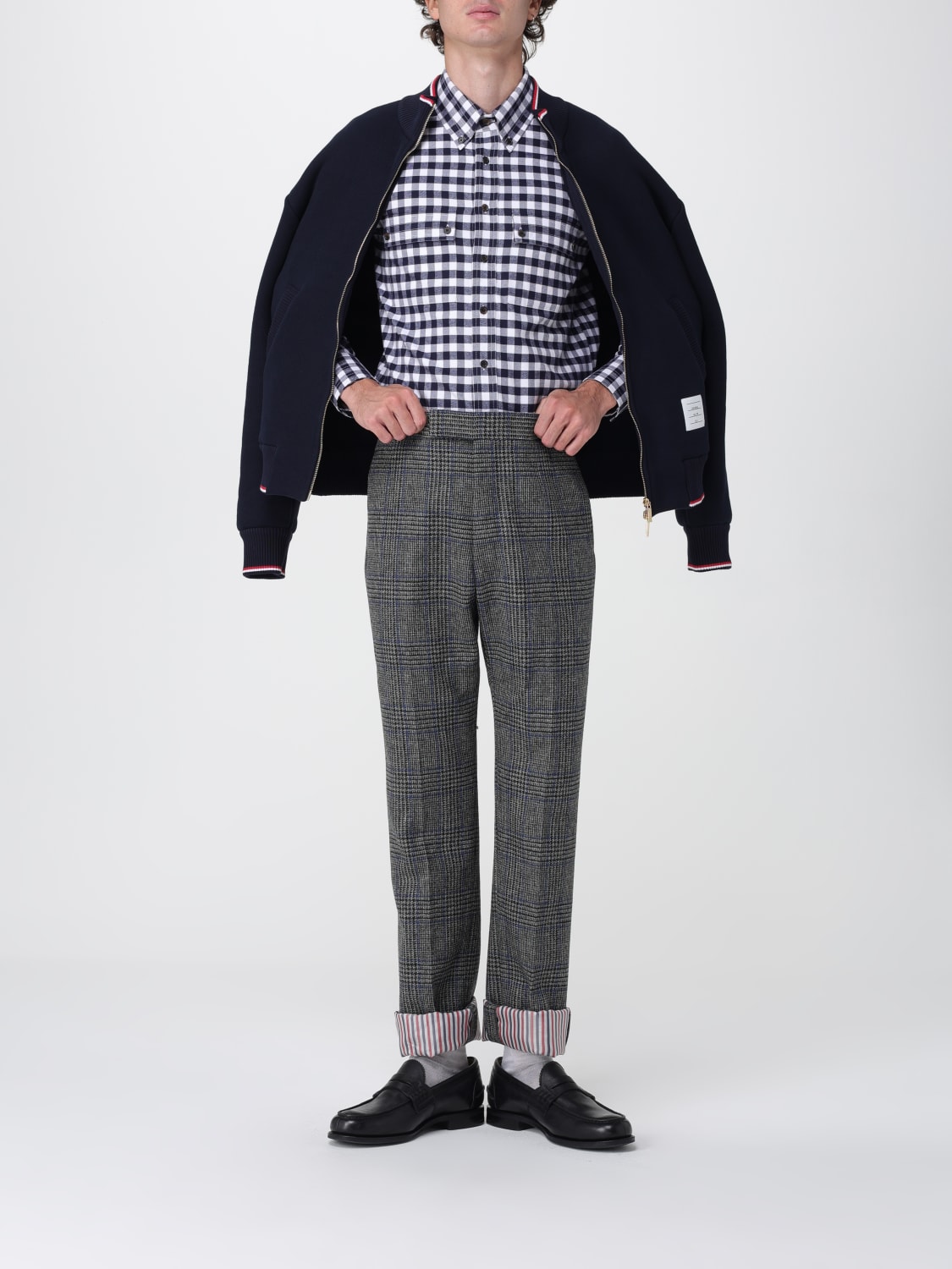 THOM BROWNE SWEATSHIRT: Sweatshirt men Thom Browne, Blue - Img 2