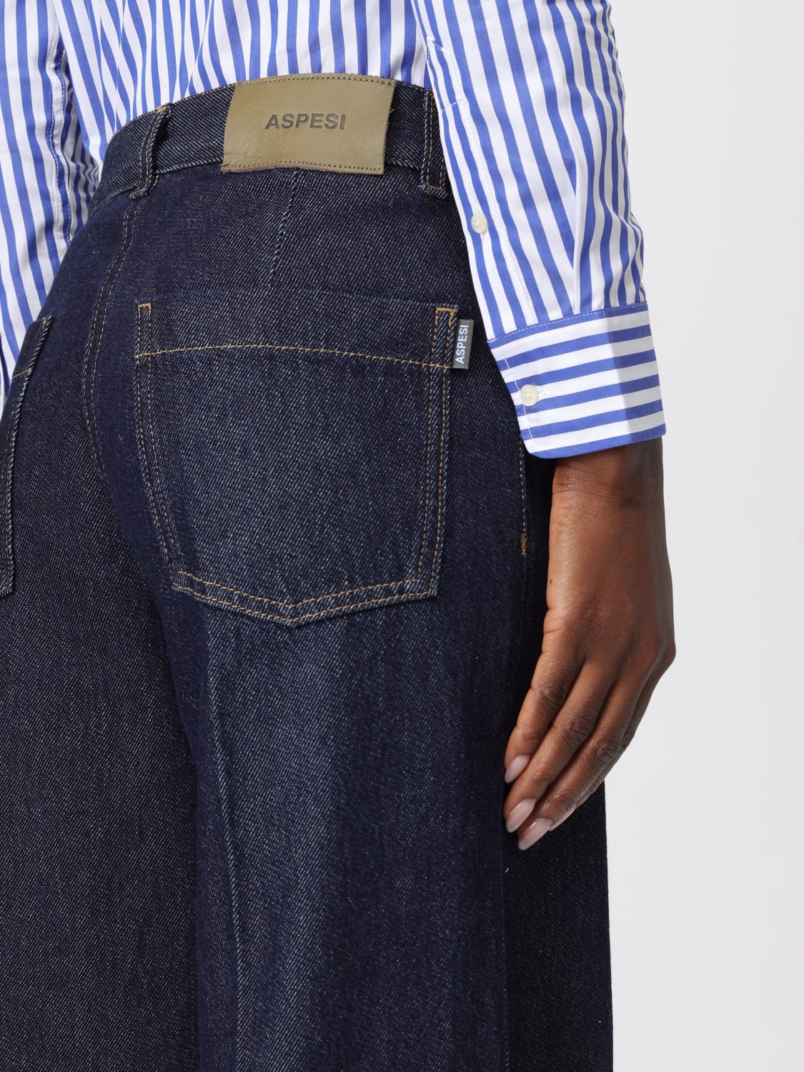 ASPESI JEANS: Hose damen Aspesi, Blau - Img 3