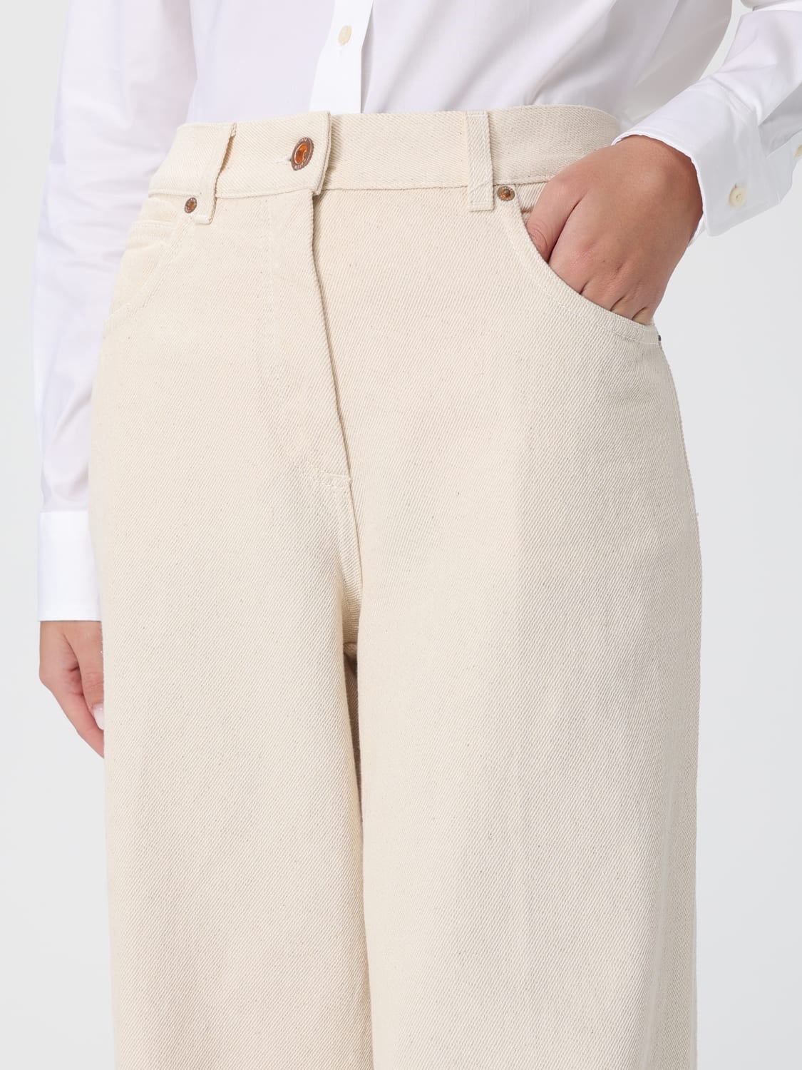 ASPESI JEANS: Hose damen Aspesi, Beige - Img 3