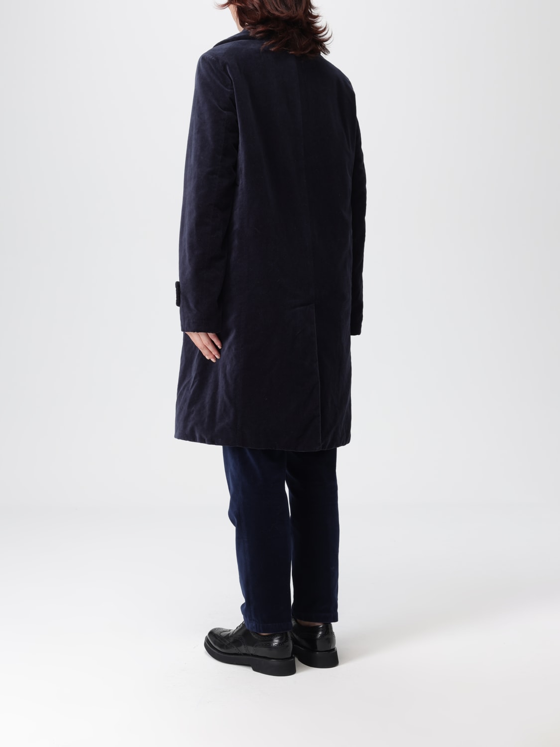 ASPESI COAT: Coat woman Aspesi, Blue - Img 3