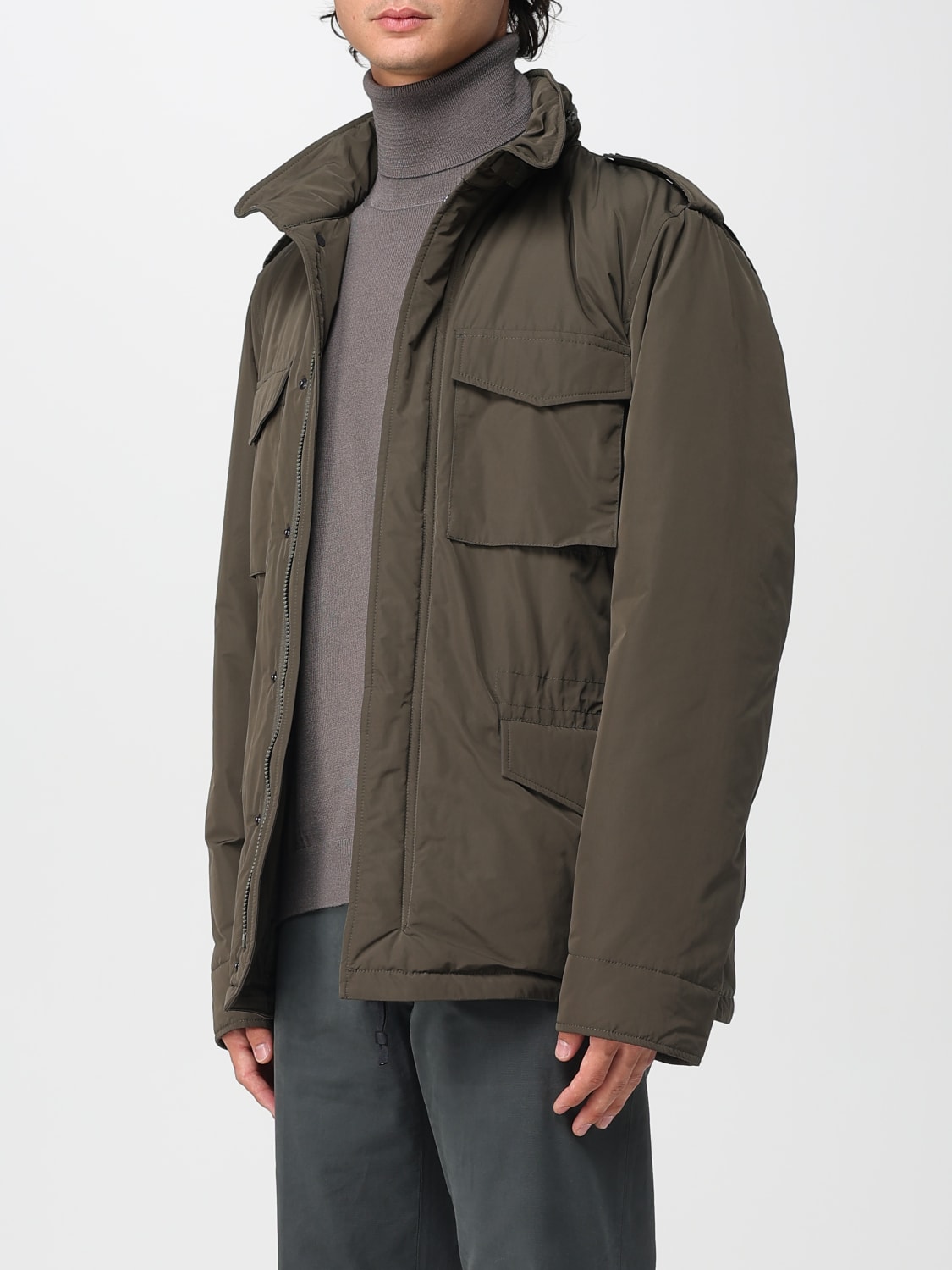 ASPESI JACKE: Mantel herren Aspesi, Grün - Img 3