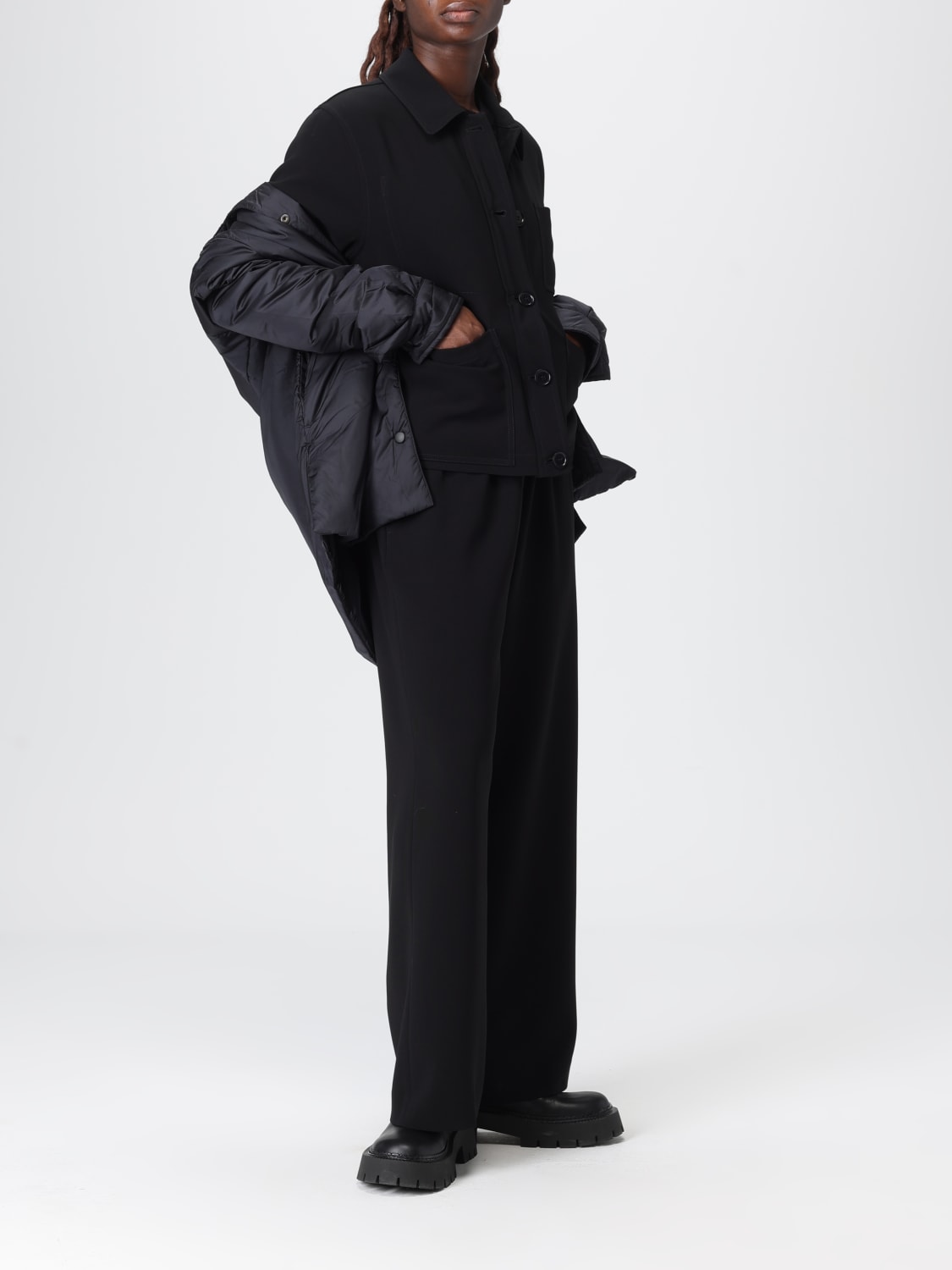 ASPESI CHAQUETA: Abrigo mujer Aspesi, Negro - Img 2