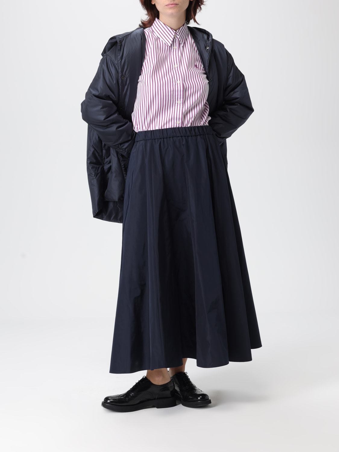 ASPESI SKIRT: Skirt woman Aspesi, Blue - Img 2