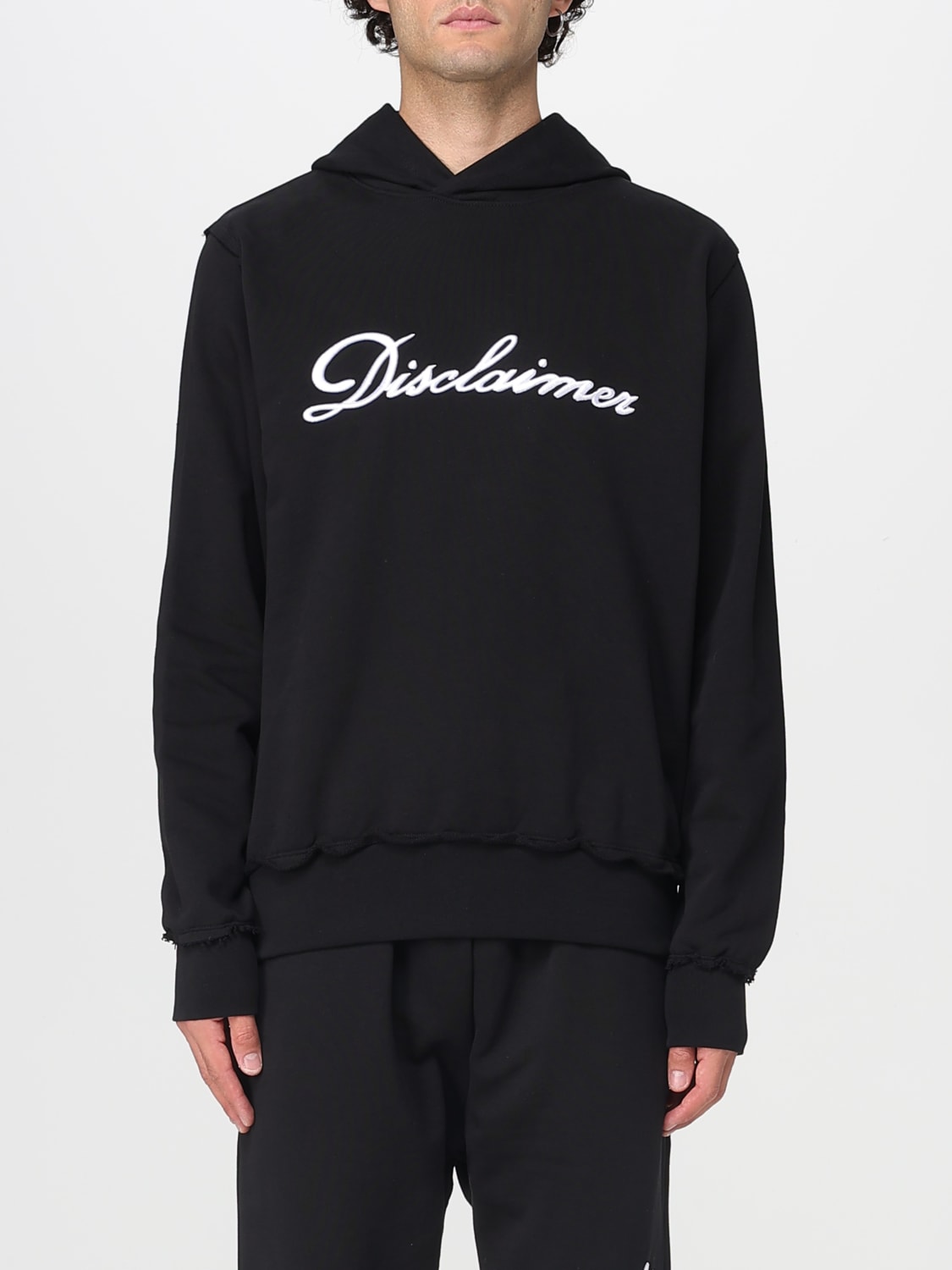 DISCLAIMER SWEATSHIRT: Pullover herren Disclaimer, Schwarz - Img 1