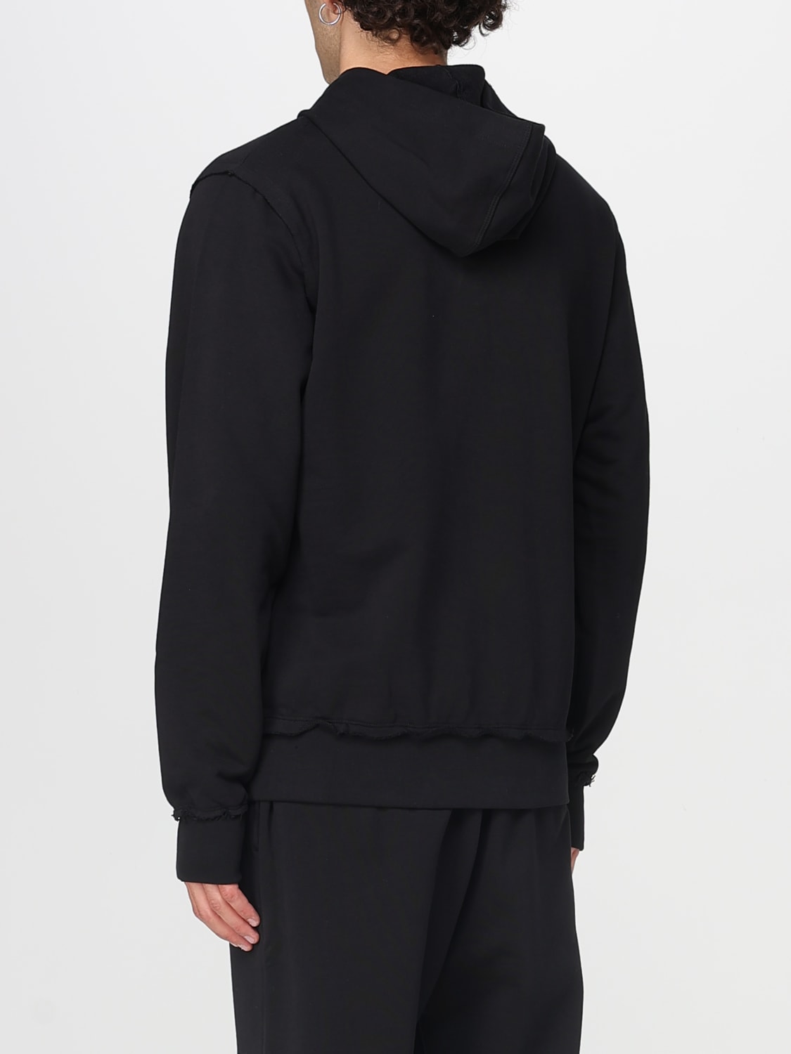 DISCLAIMER SWEATSHIRT: Pullover herren Disclaimer, Schwarz - Img 2