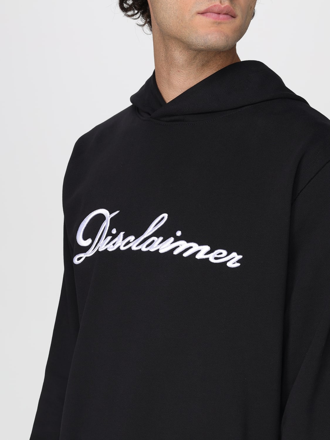 DISCLAIMER SWEATSHIRT: Pullover herren Disclaimer, Schwarz - Img 3