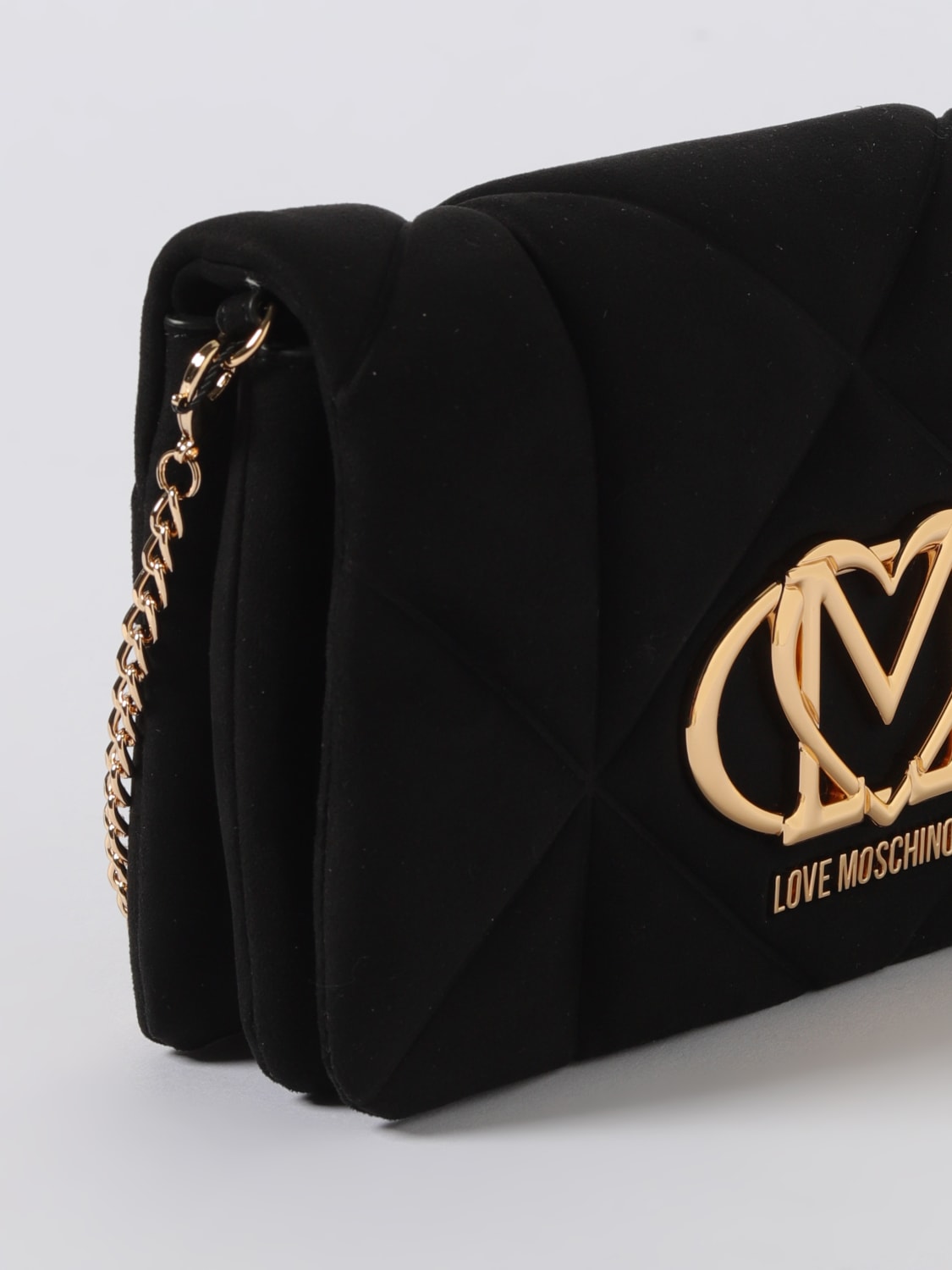 LOVE MOSCHINO BANDOLERA: Bolso de mano mujer Love Moschino, Negro - Img 3