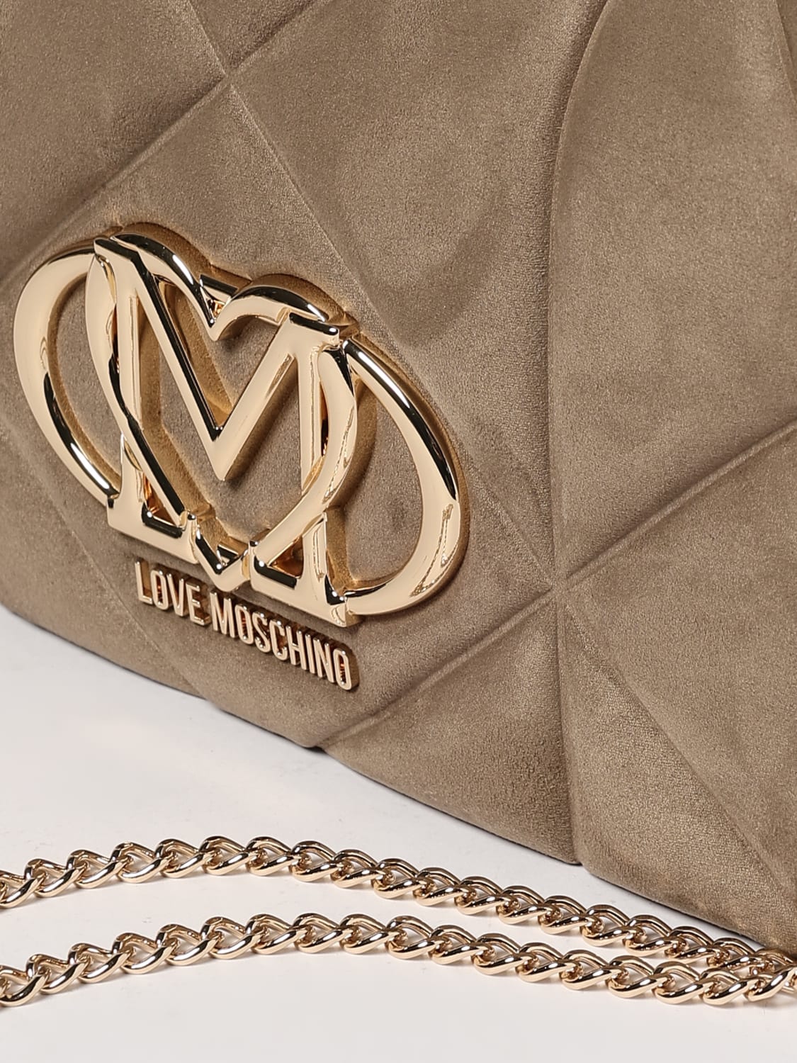 LOVE MOSCHINO CROSSBODY BAG: Handbag woman Love Moschino, Sand - Img 3