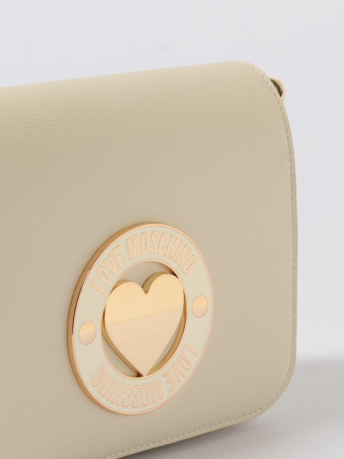 LOVE MOSCHINO クロスボディバッグ: ハンドバッグ レディース Love Moschino, アイボリー - Img 3