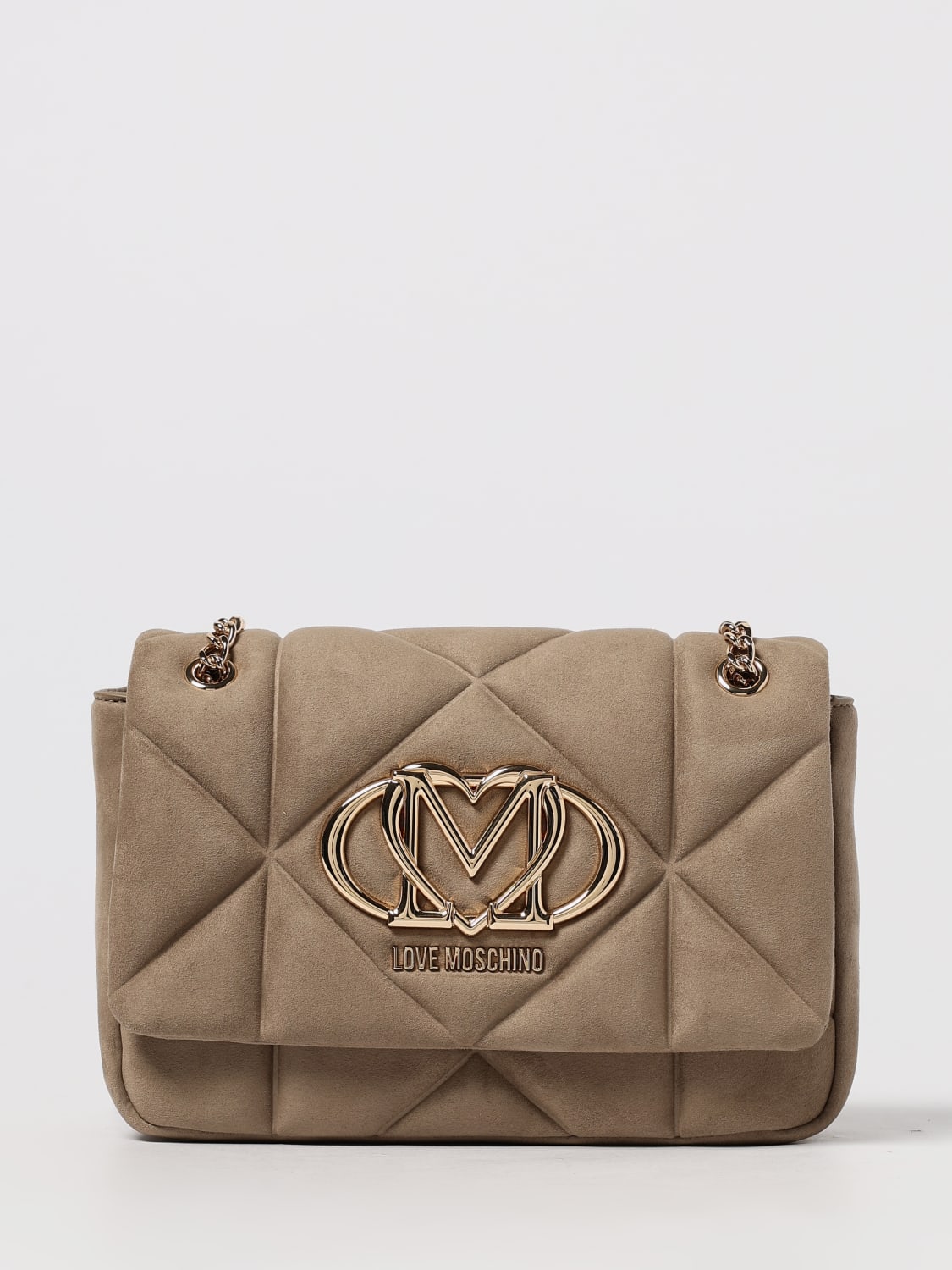 LOVE MOSCHINO SHOULDER BAG: Handbag woman Love Moschino, Sand - Img 1