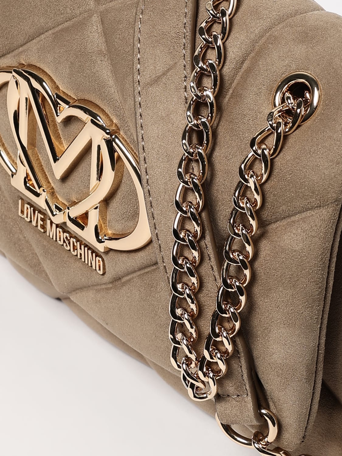 LOVE MOSCHINO SHOULDER BAG: Handbag woman Love Moschino, Sand - Img 3