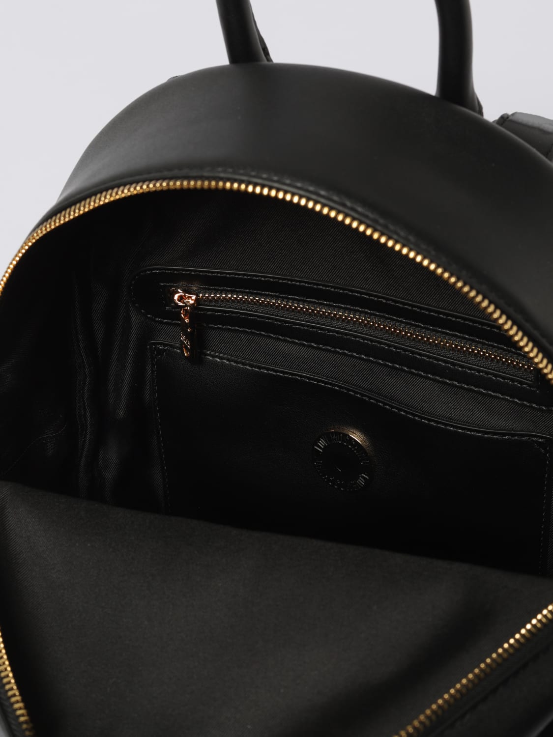 LOVE MOSCHINO ZAINO: Zaino in pelle sintetica con logo Love Moschino, Nero - Img 4