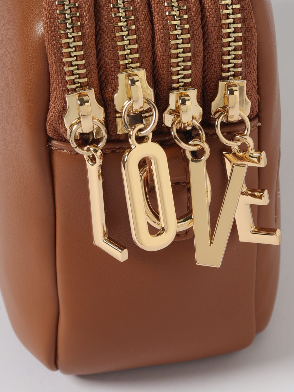 LOVE MOSCHINO UMHÄNGETASCHE: Handtasche damen Love Moschino, Leder - Img 3