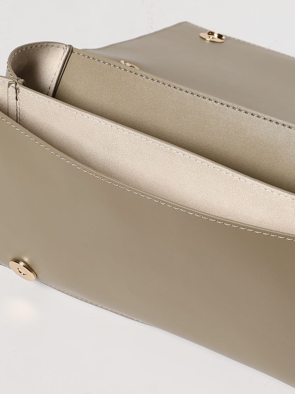 LOVE MOSCHINO BORSA A SPALLA: Borsa a tracolla con logo Love Moschino, Sabbia - Img 3