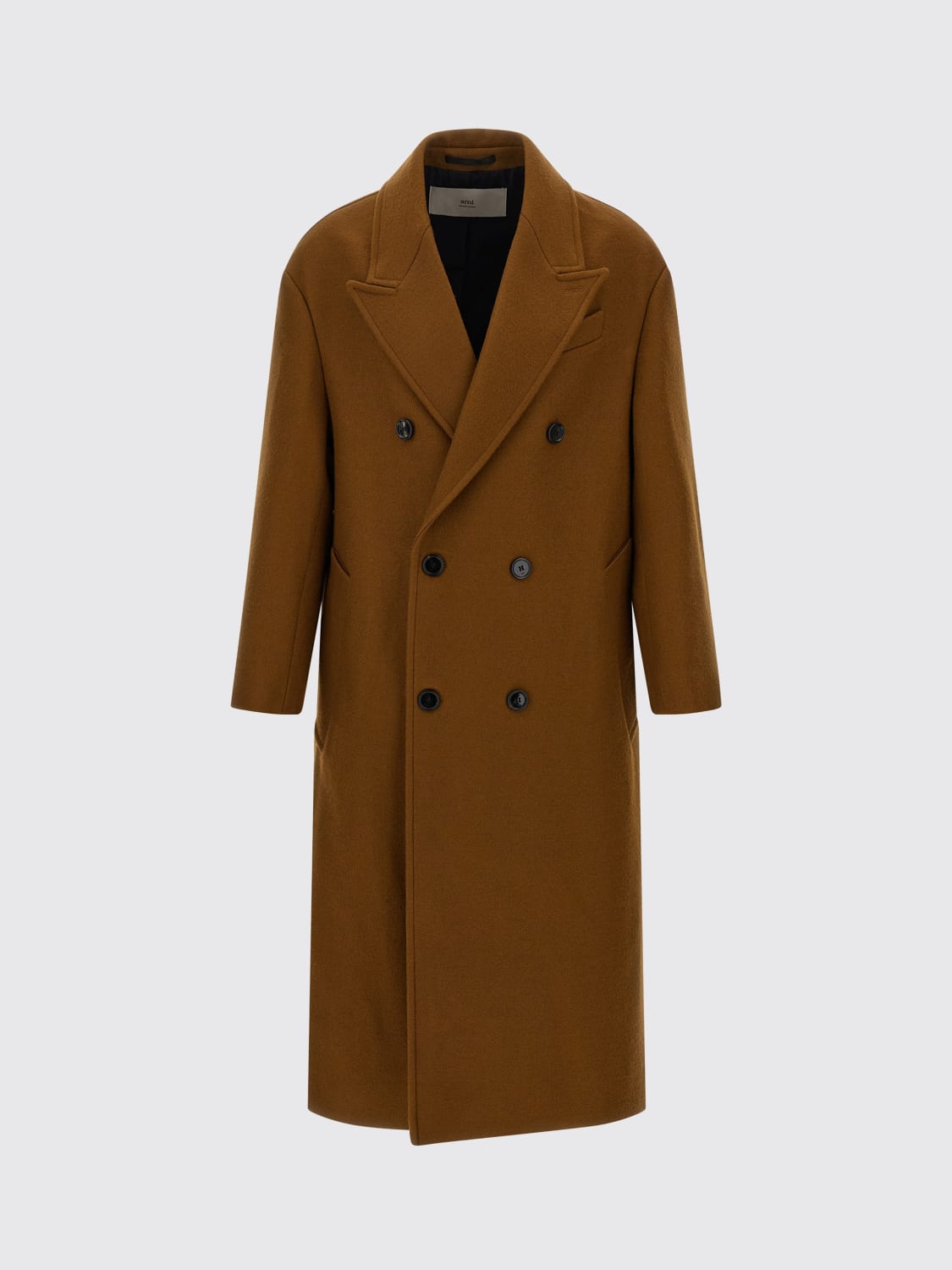 AMI PARIS COAT: Coat men Ami Paris, Brown - Img 1