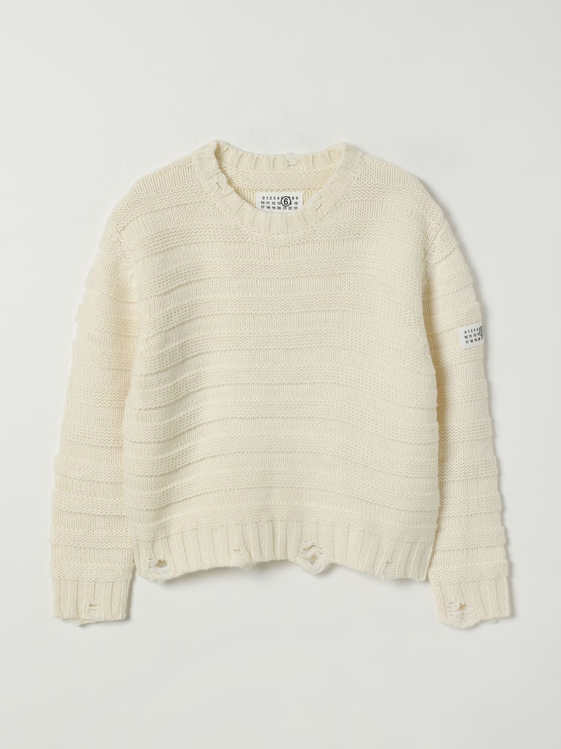 MM6 MAISON MARGIELA PULLOVER: Bademode kinder Mm6 Maison Margiela, Weiß - Img 1