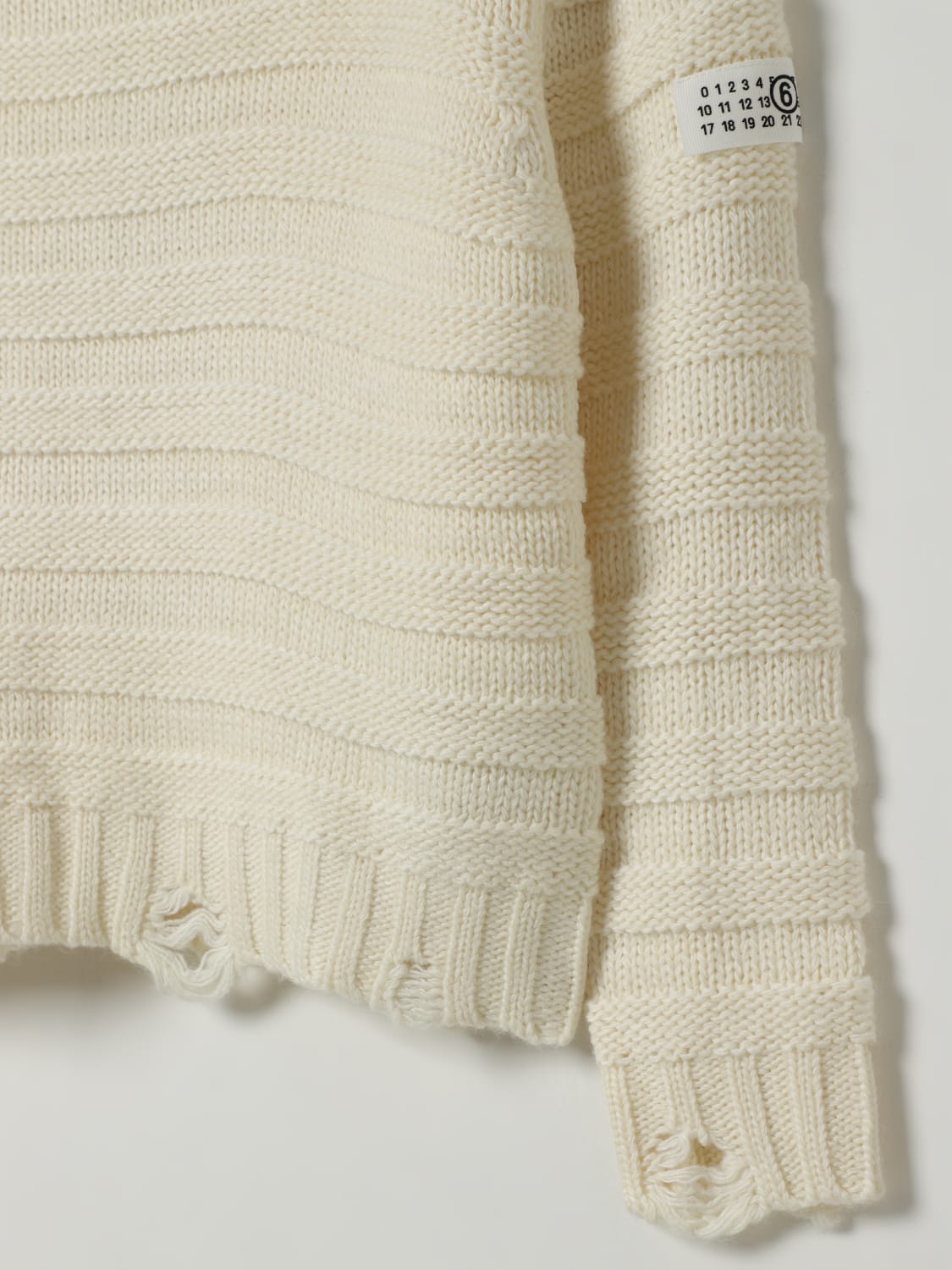 MM6 MAISON MARGIELA PULLOVER: Bademode kinder Mm6 Maison Margiela, Weiß - Img 3