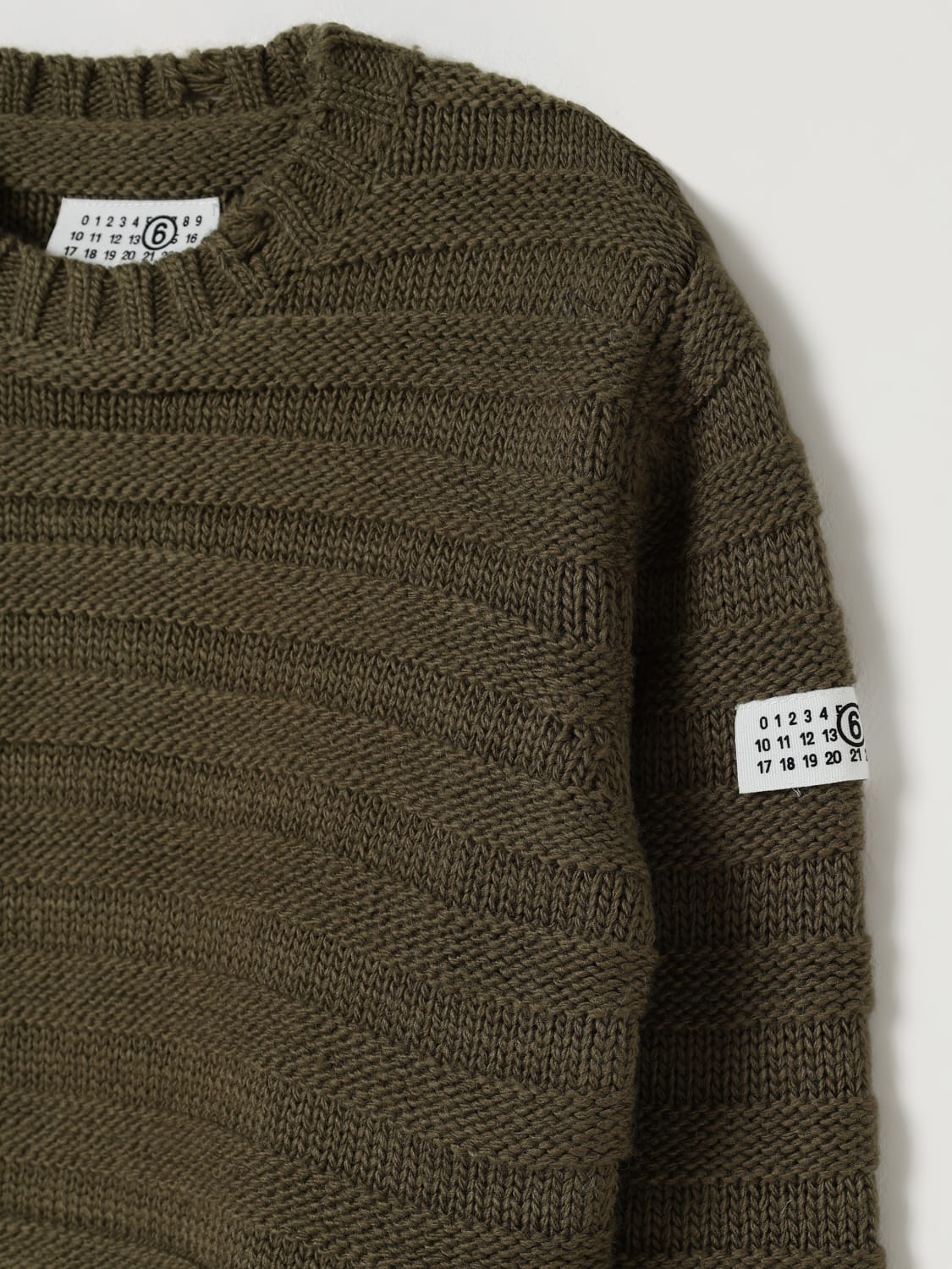 MM6 MAISON MARGIELA SWEATER: Swimsuit kids Mm6 Maison Margiela, Green - Img 3